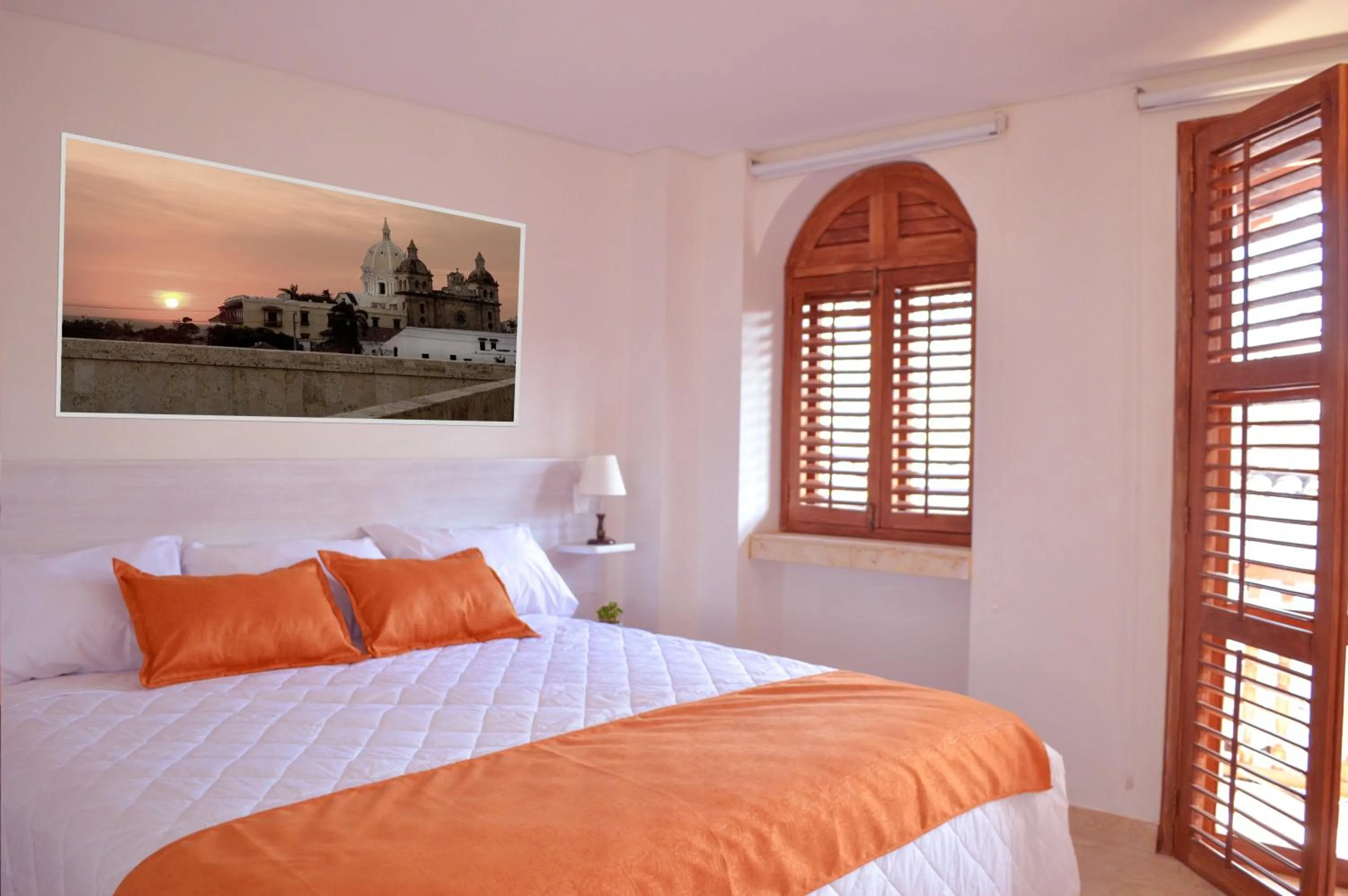 Bedroom, Bed in Hotel Boutique La Artilleria