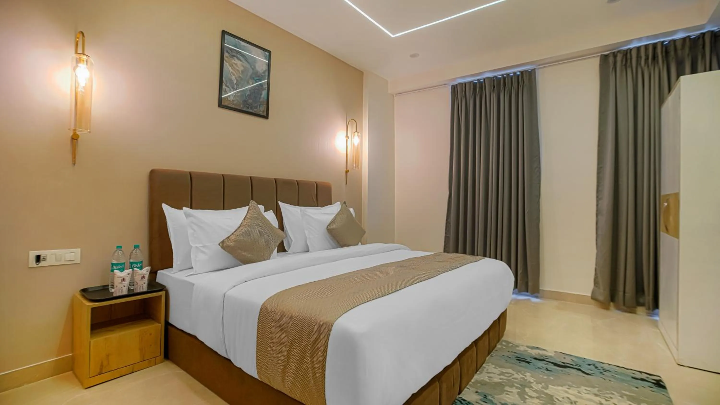 Bedroom, Bed in Perfectstayz Premium Varanasi