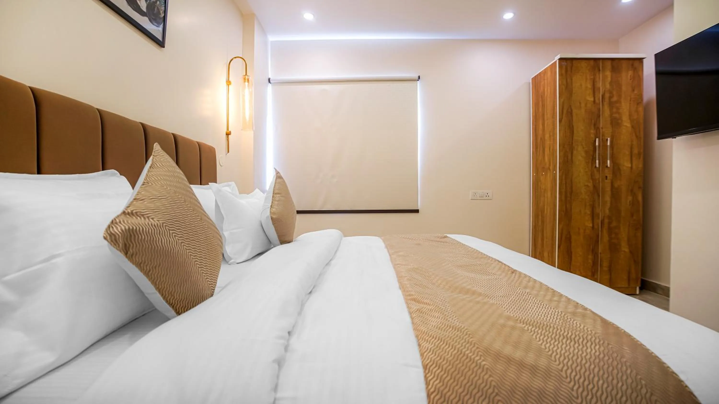 Bedroom, Bed in Perfectstayz Premium Varanasi