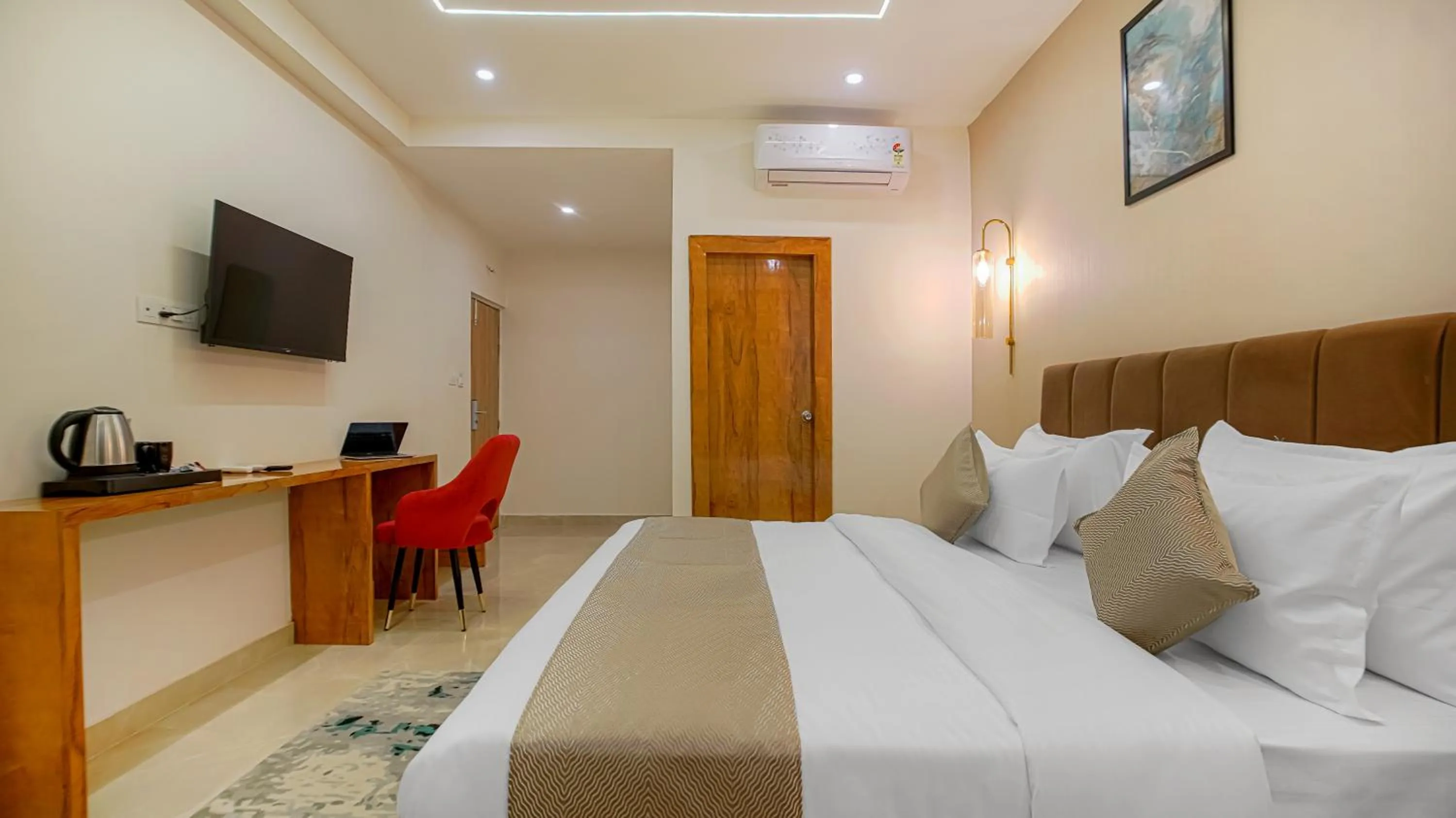 Bedroom, Bed in Perfectstayz Premium Varanasi