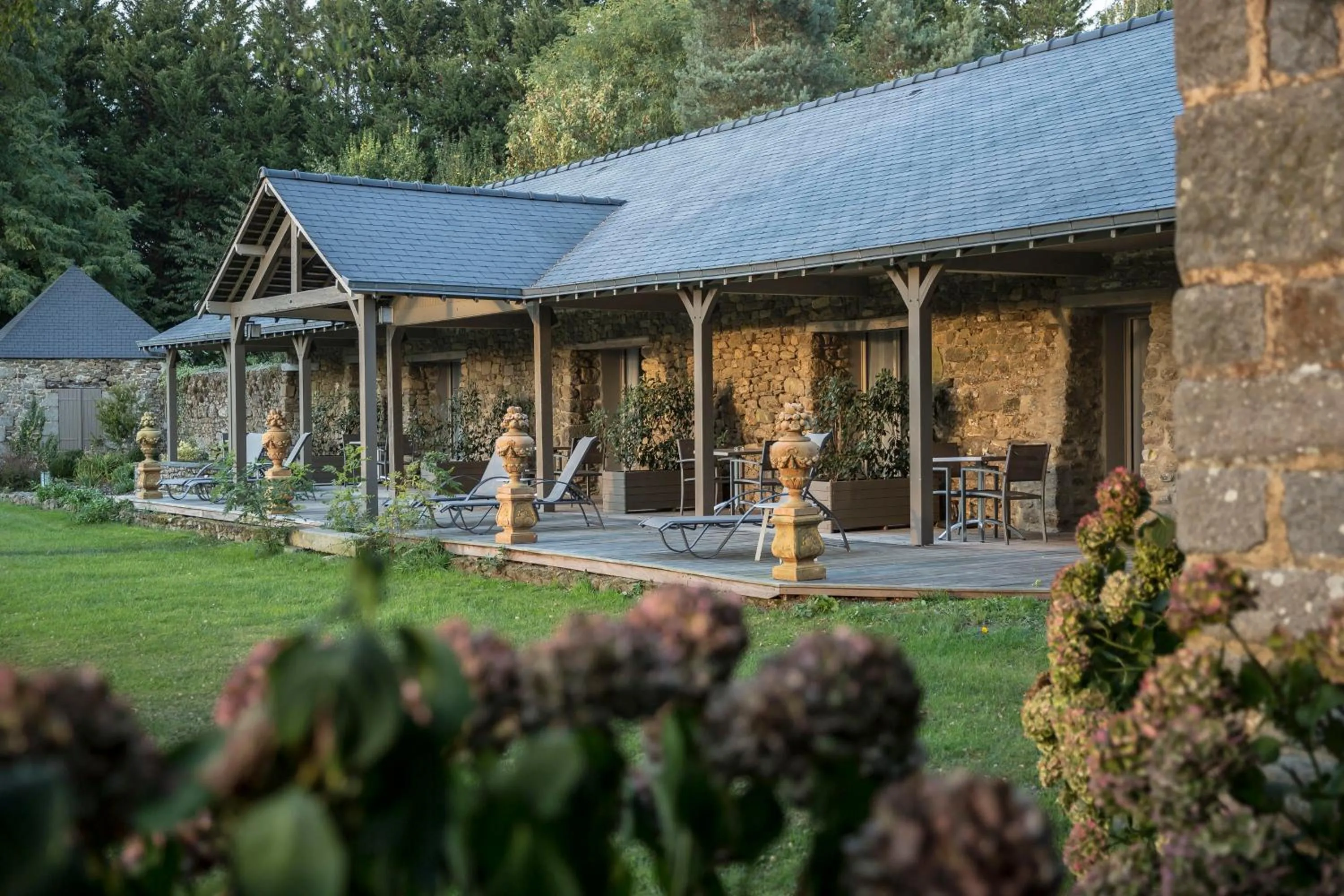 Balcony/Terrace in Hotel de L'Abbaye Le Tronchet - Handwritten Collection