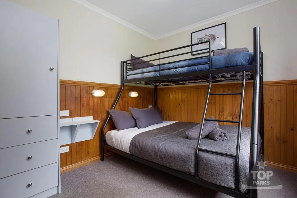 Bed in Port Fairy Holiday Park