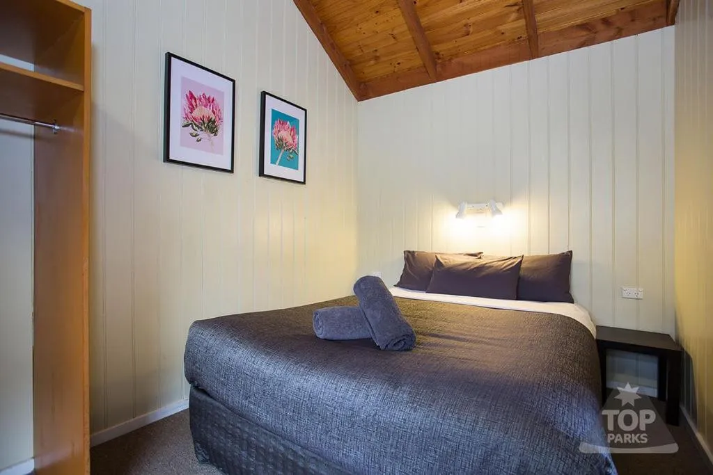 Bed in Port Fairy Holiday Park