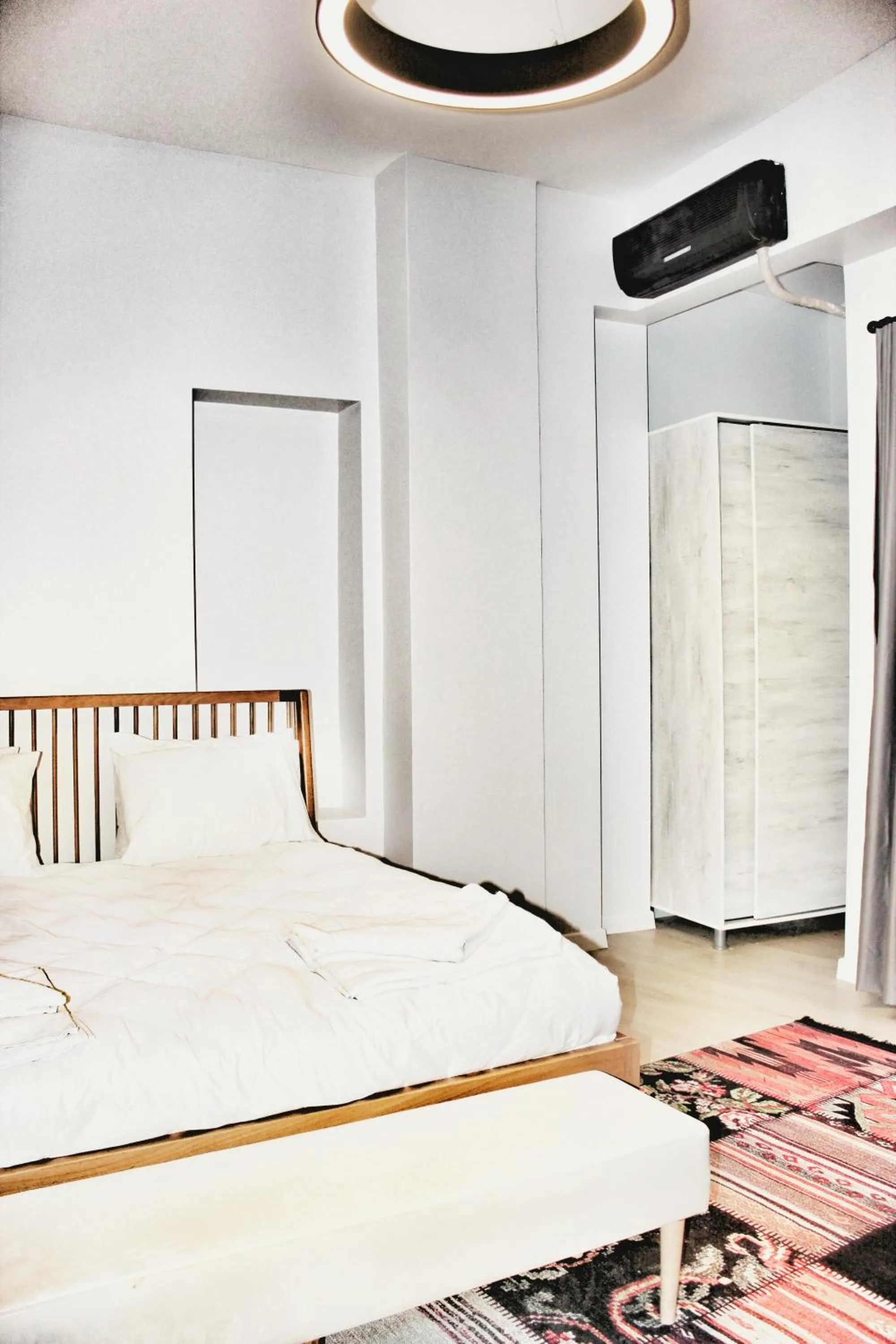 air conditioner, Bed in Million Old City Apartment