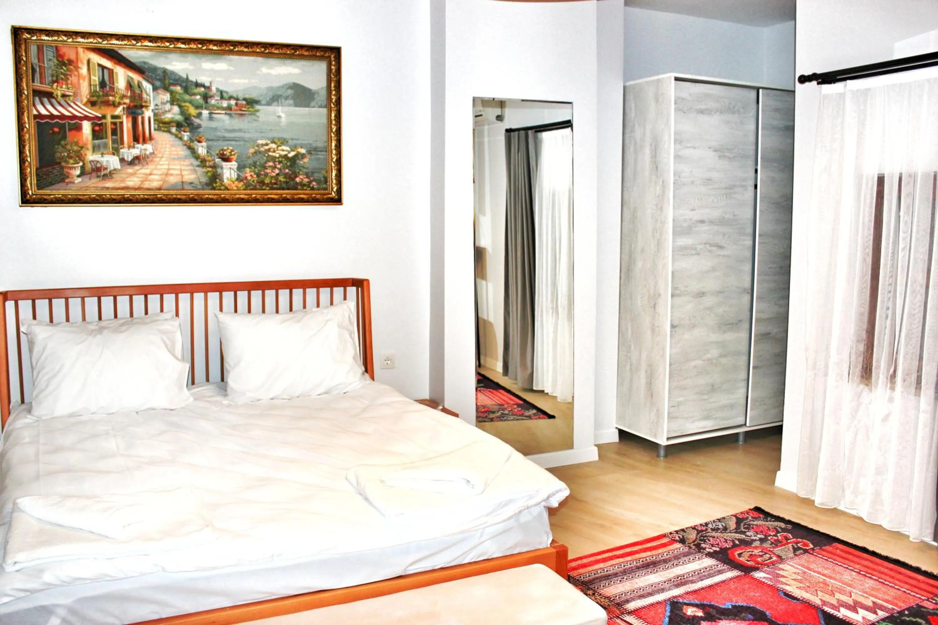 Bed in Million Old City Apartment