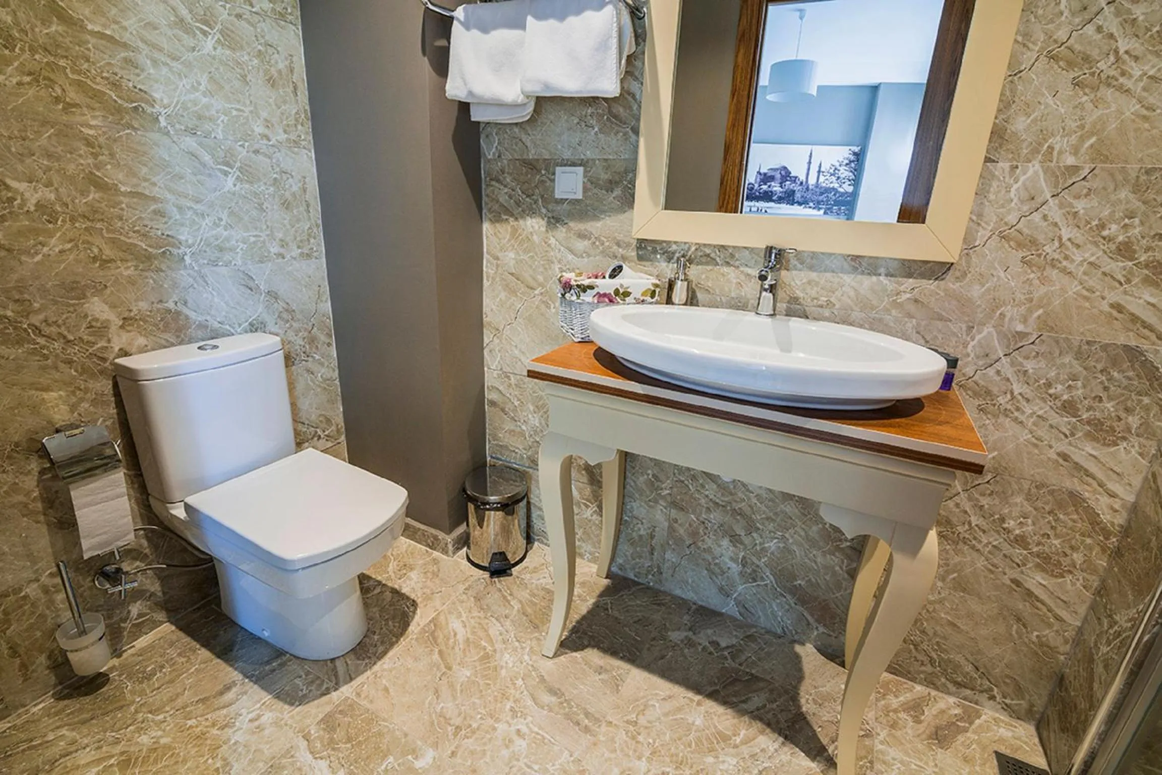 Shower in Million Old City Apartment