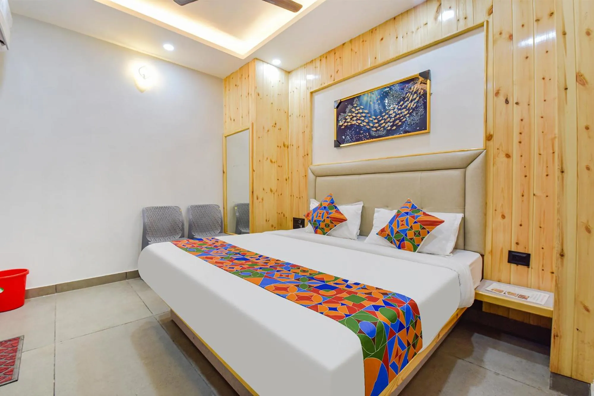 Bed in FabHotel Heaven Palace