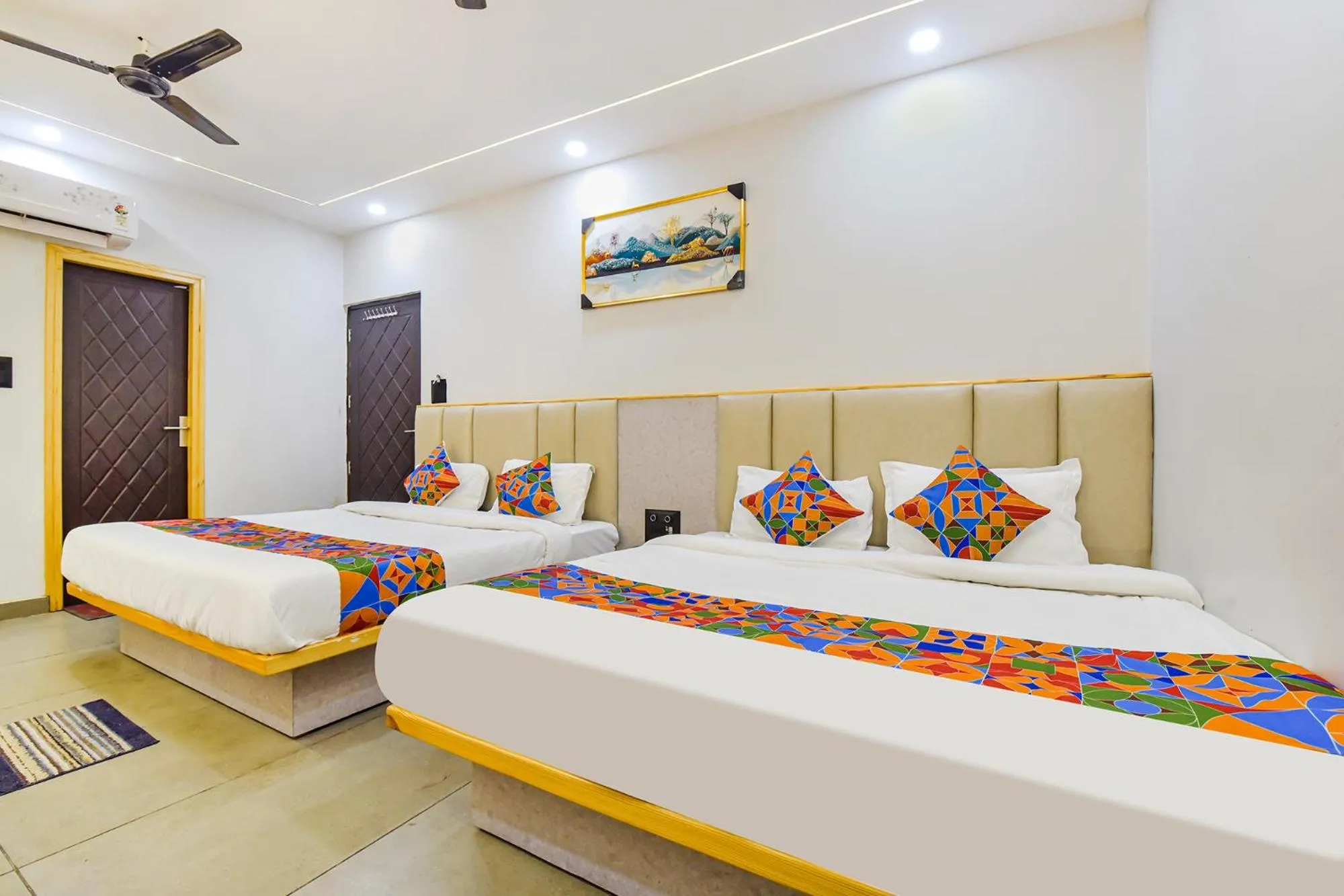 Bed in FabHotel Heaven Palace