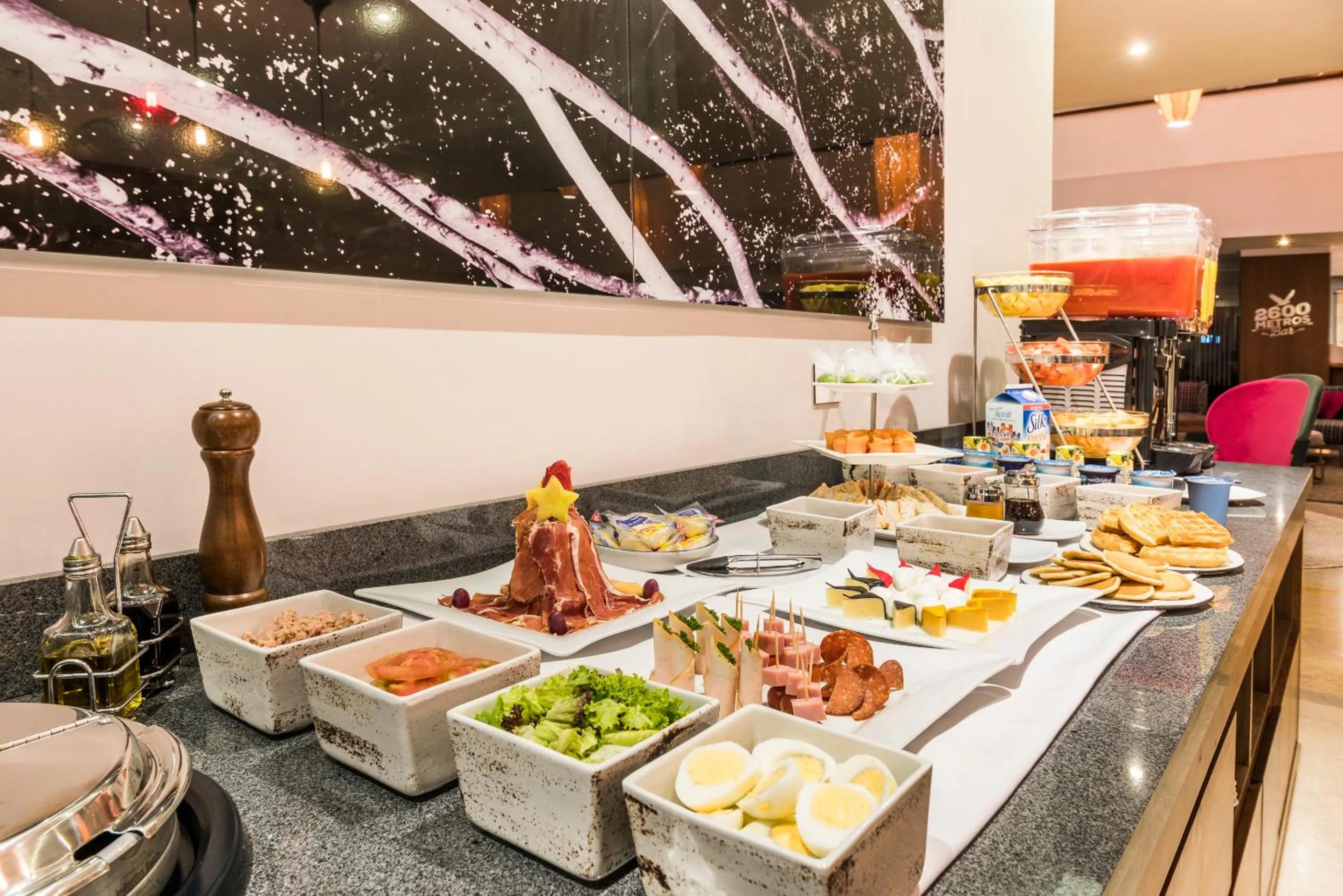 Buffet breakfast in Doubletree By Hilton Bogota Calle 100,Co