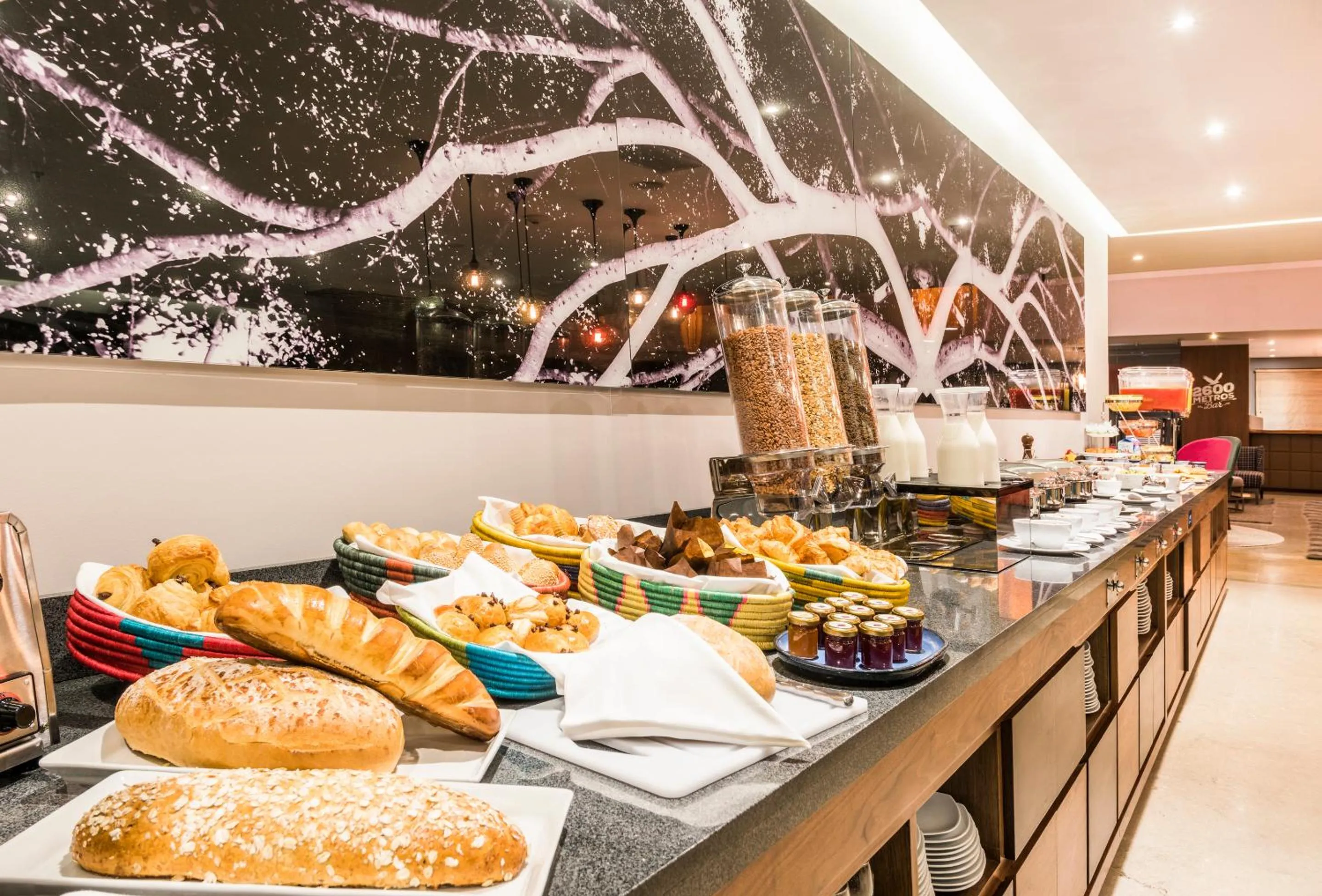 Buffet breakfast in Doubletree By Hilton Bogota Calle 100,Co