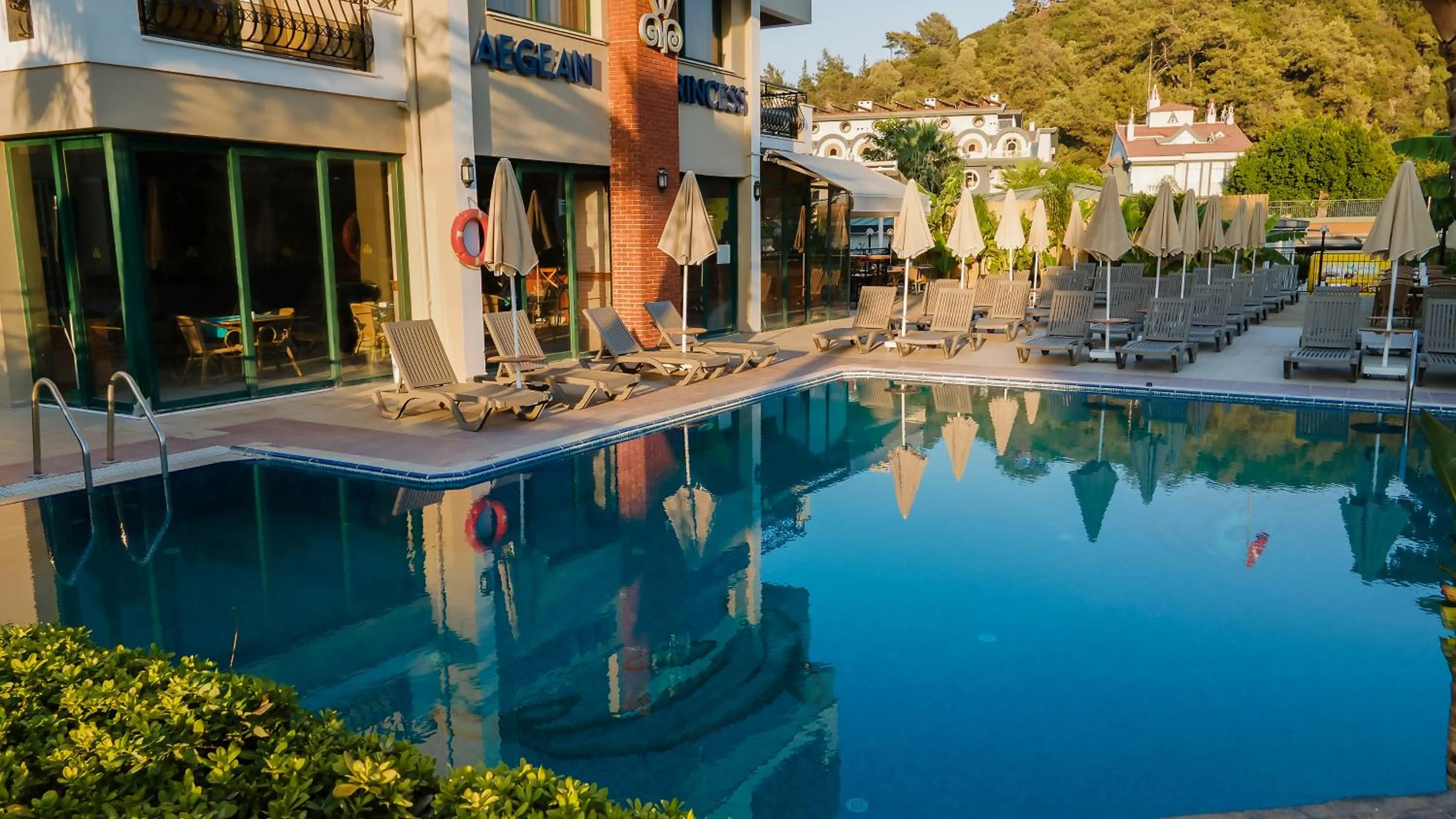 Swimming Pool in Aegean Princess Apartments And Studio