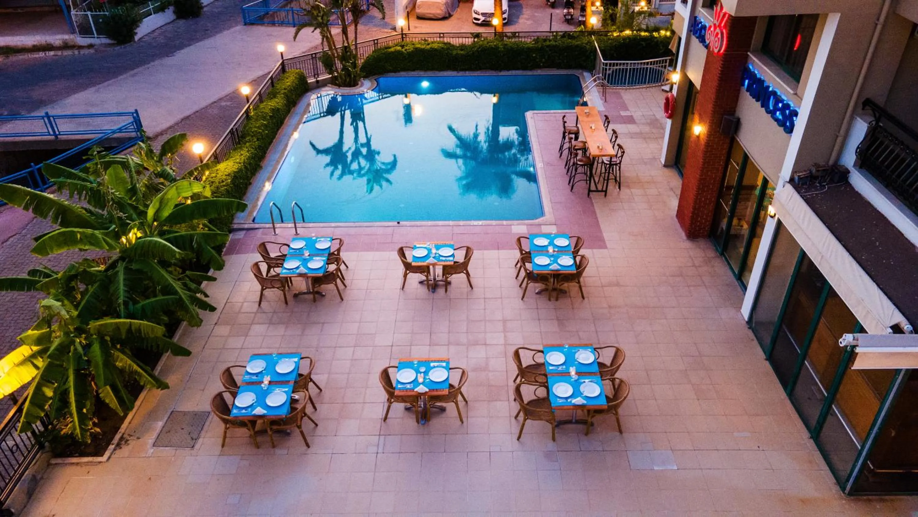 Pool View in Aegean Princess Apartments And Studio