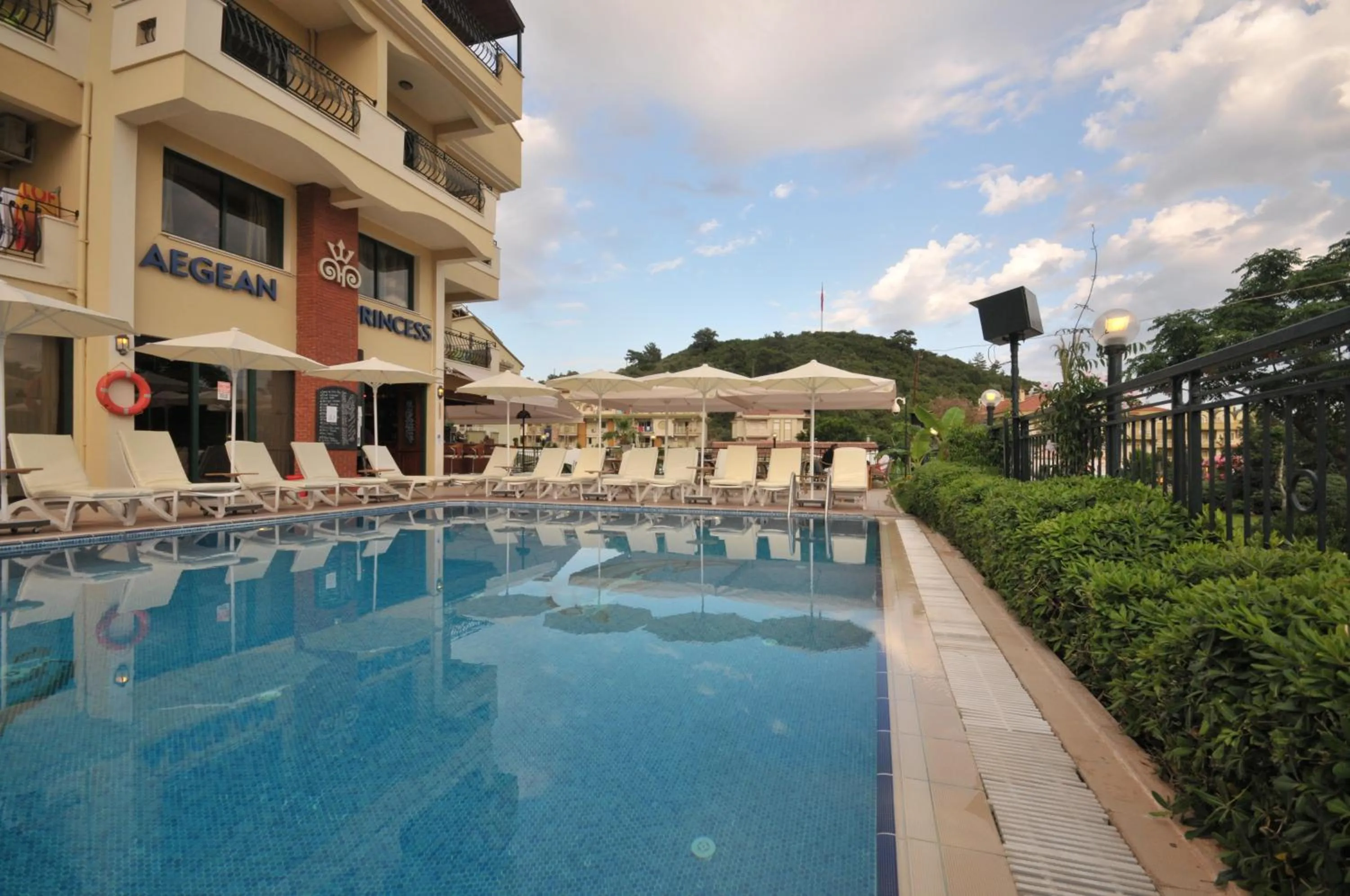 Pool view, Swimming Pool in Aegean Princess Apartments And Studio