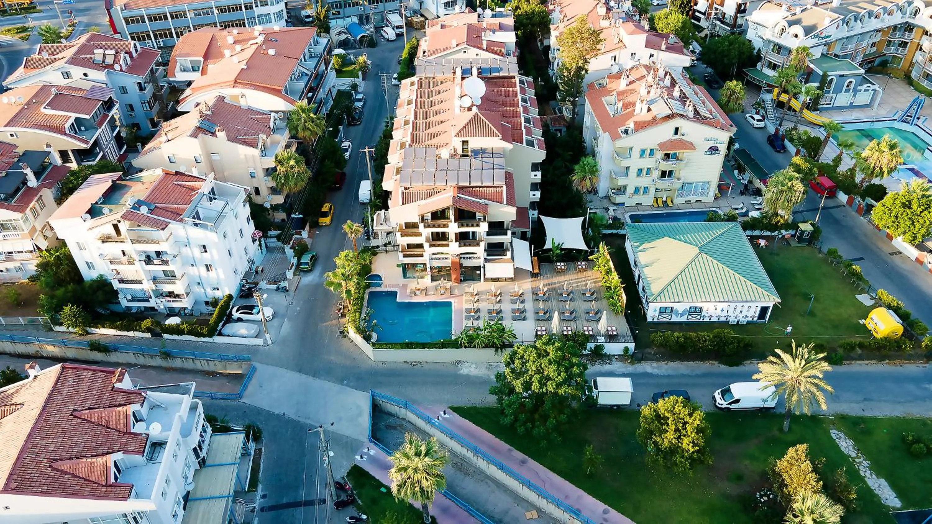 Bird's-eye View in Aegean Princess Apartments And Studio