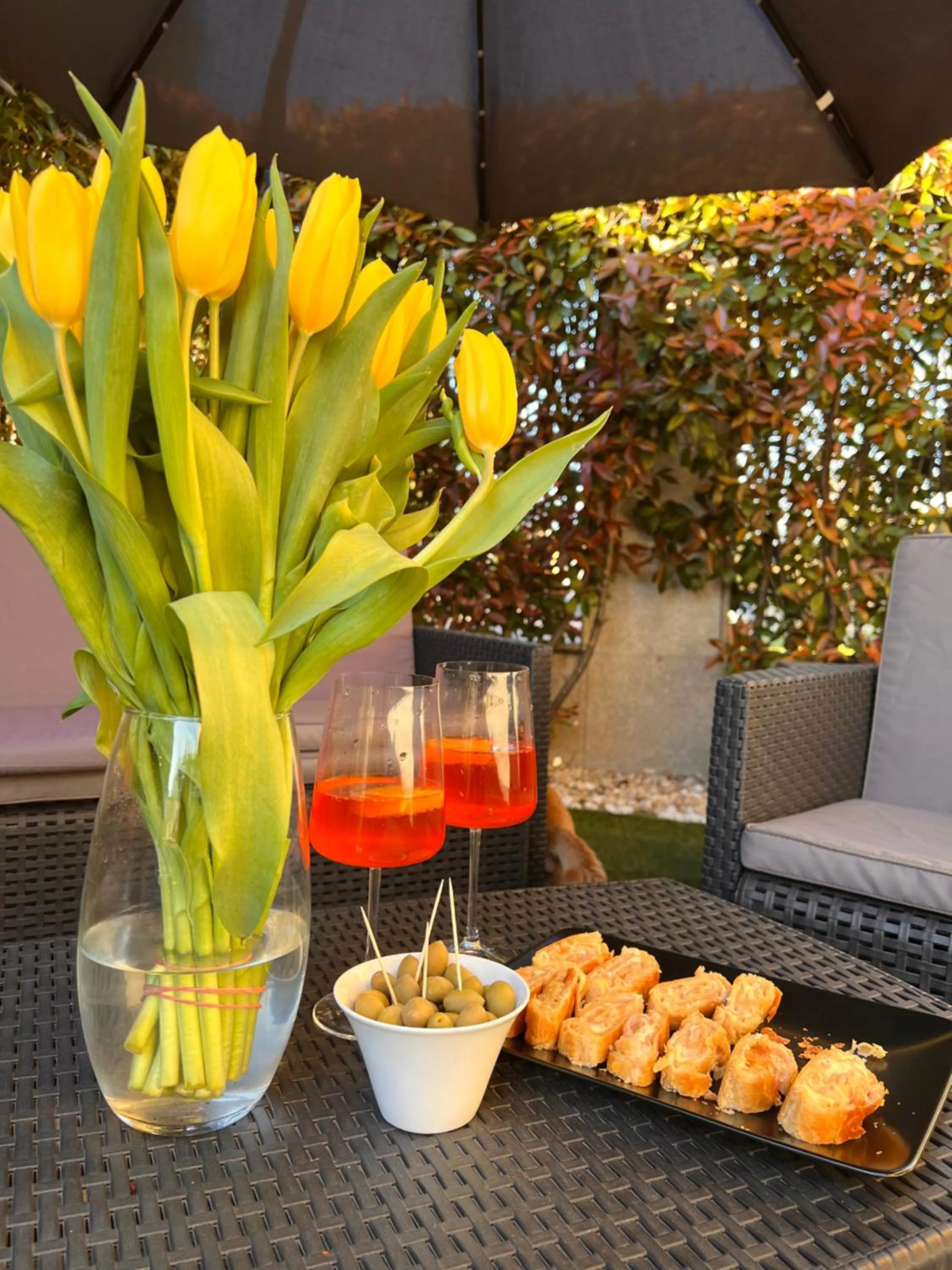 Garden in B&B Villa Milano by Rhospitality it