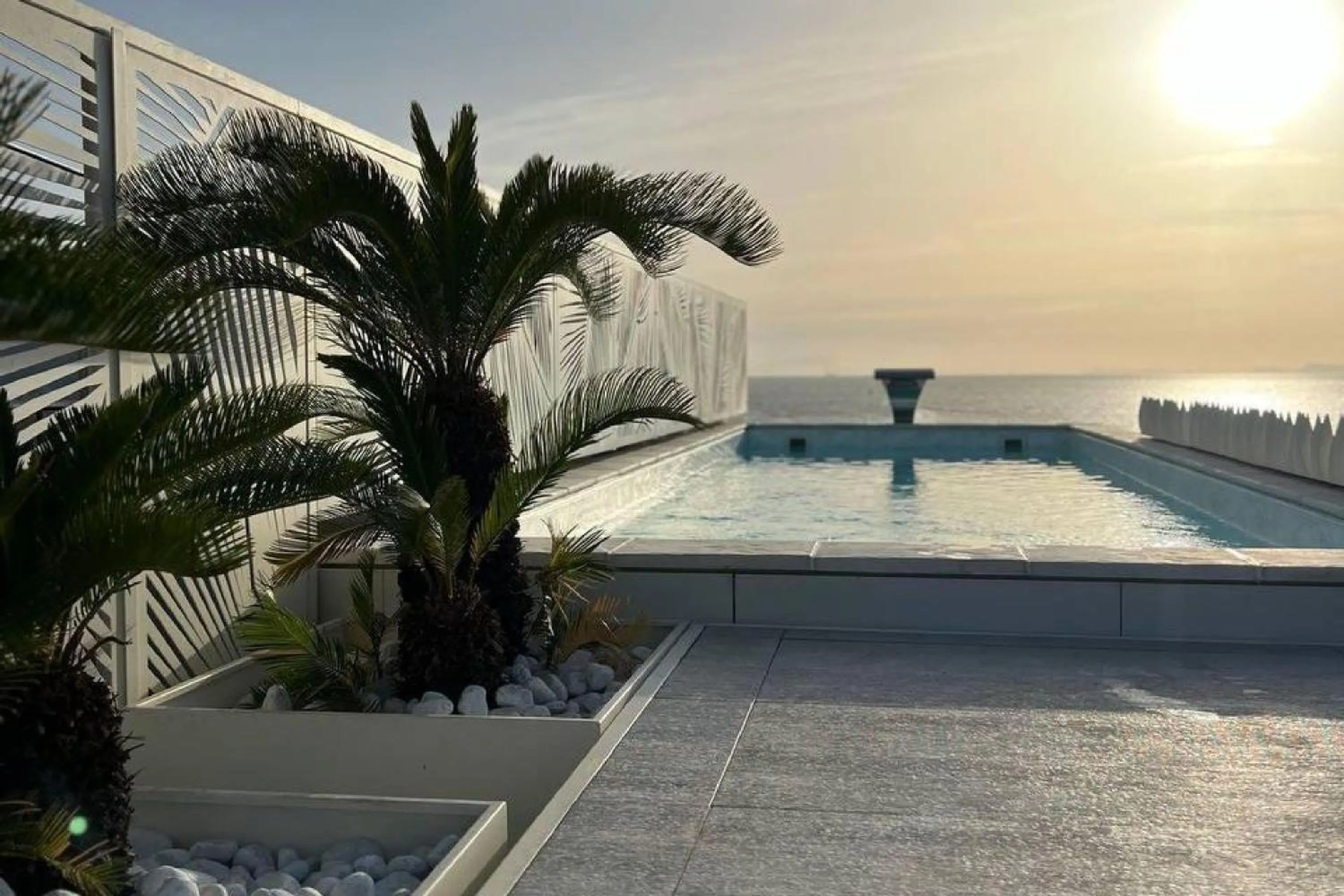 Swimming pool in Hotel Stabia