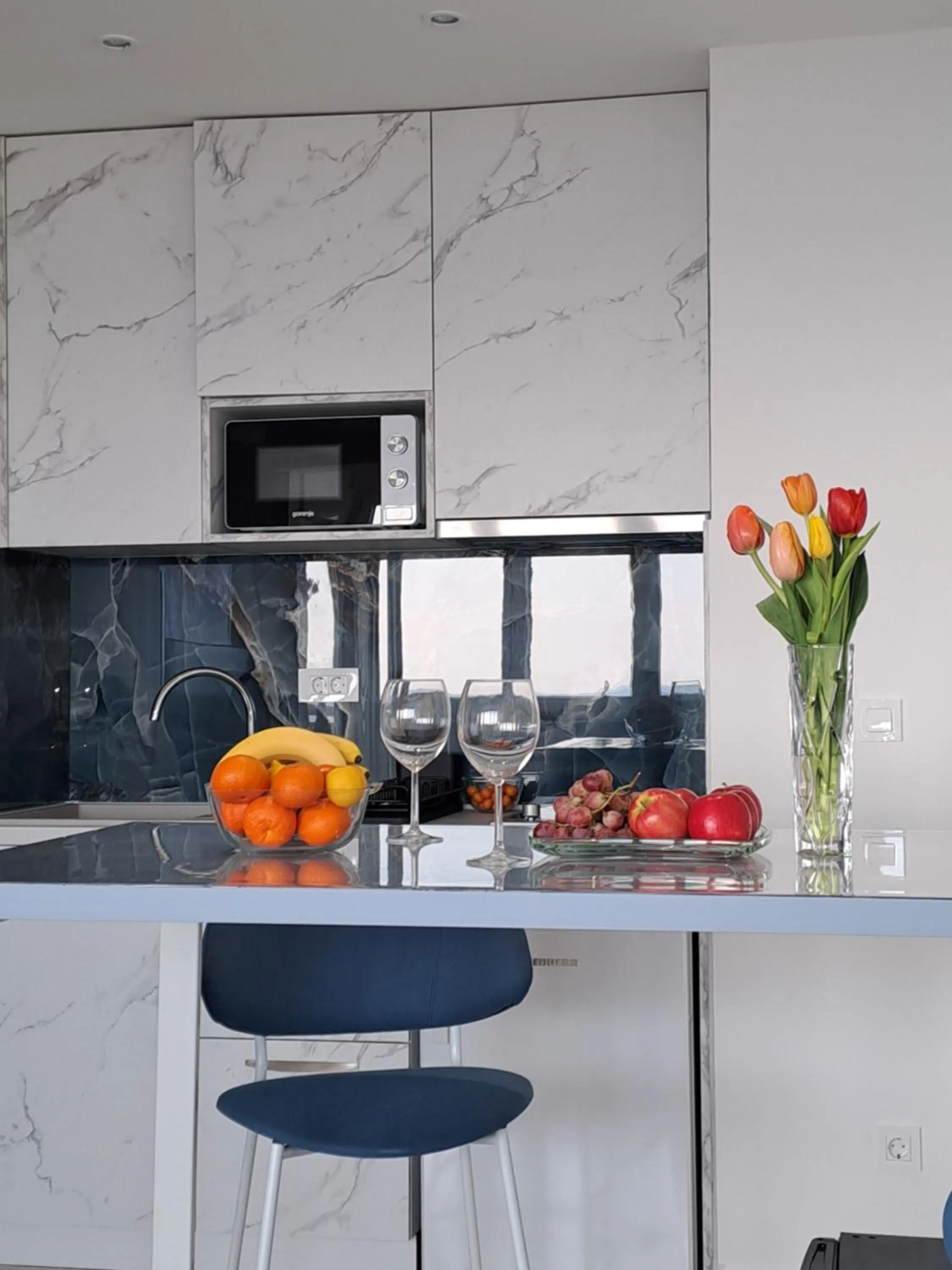 Kitchen or kitchenette in Sea View Apartment 4 You in Split