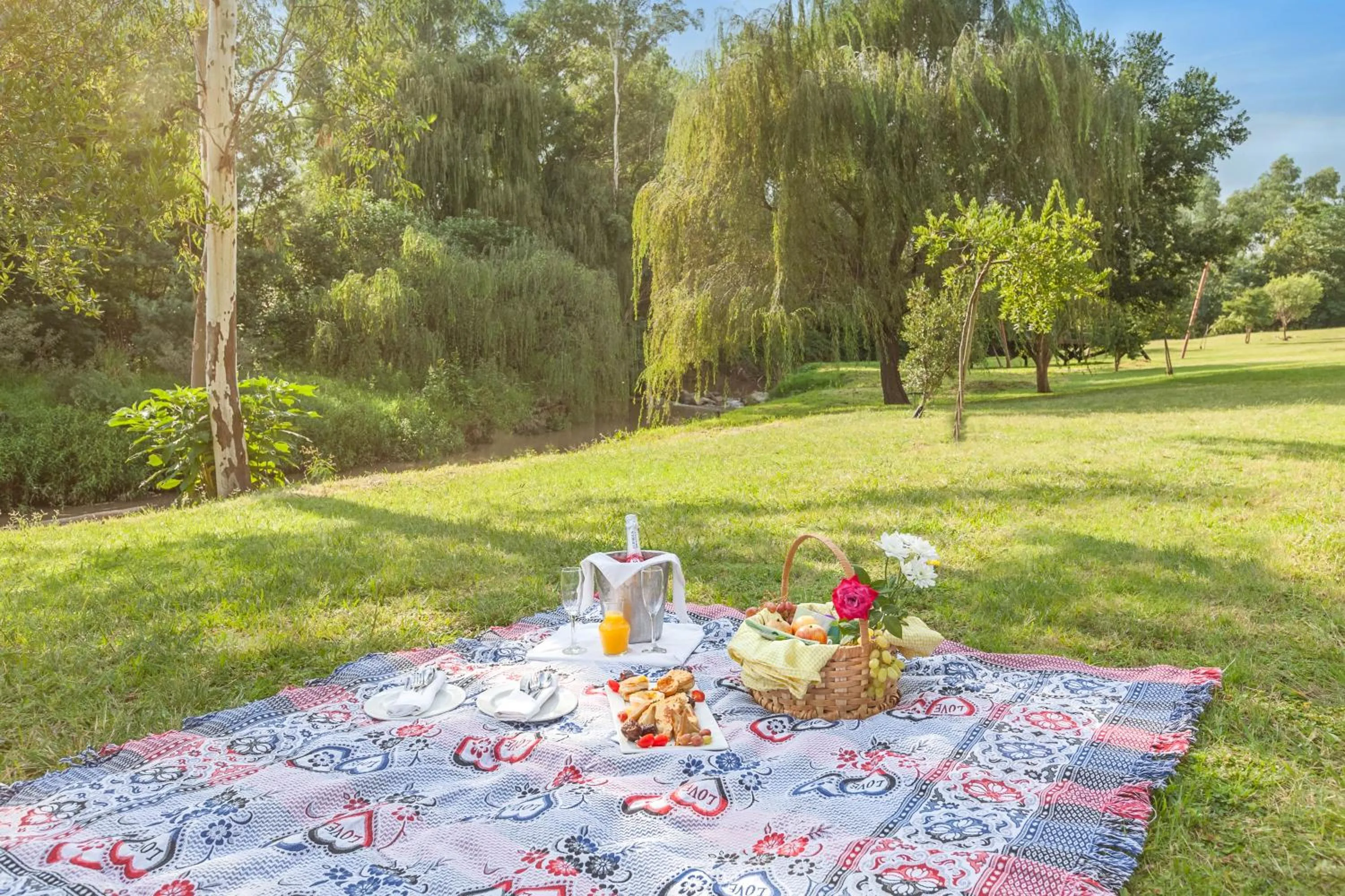 Garden in Riverstone Lodge