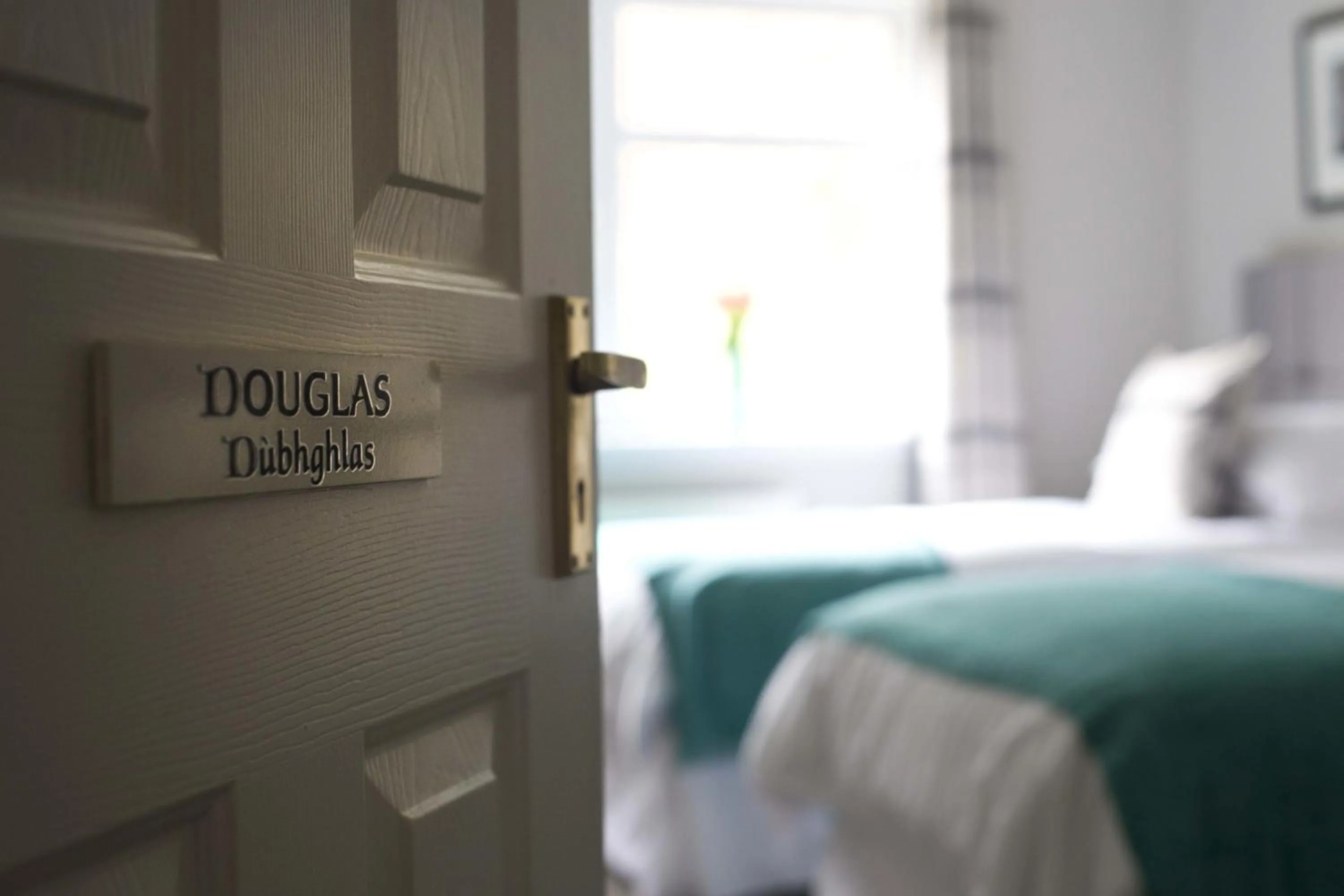 Decorative detail, Bed in The Corries B&B
