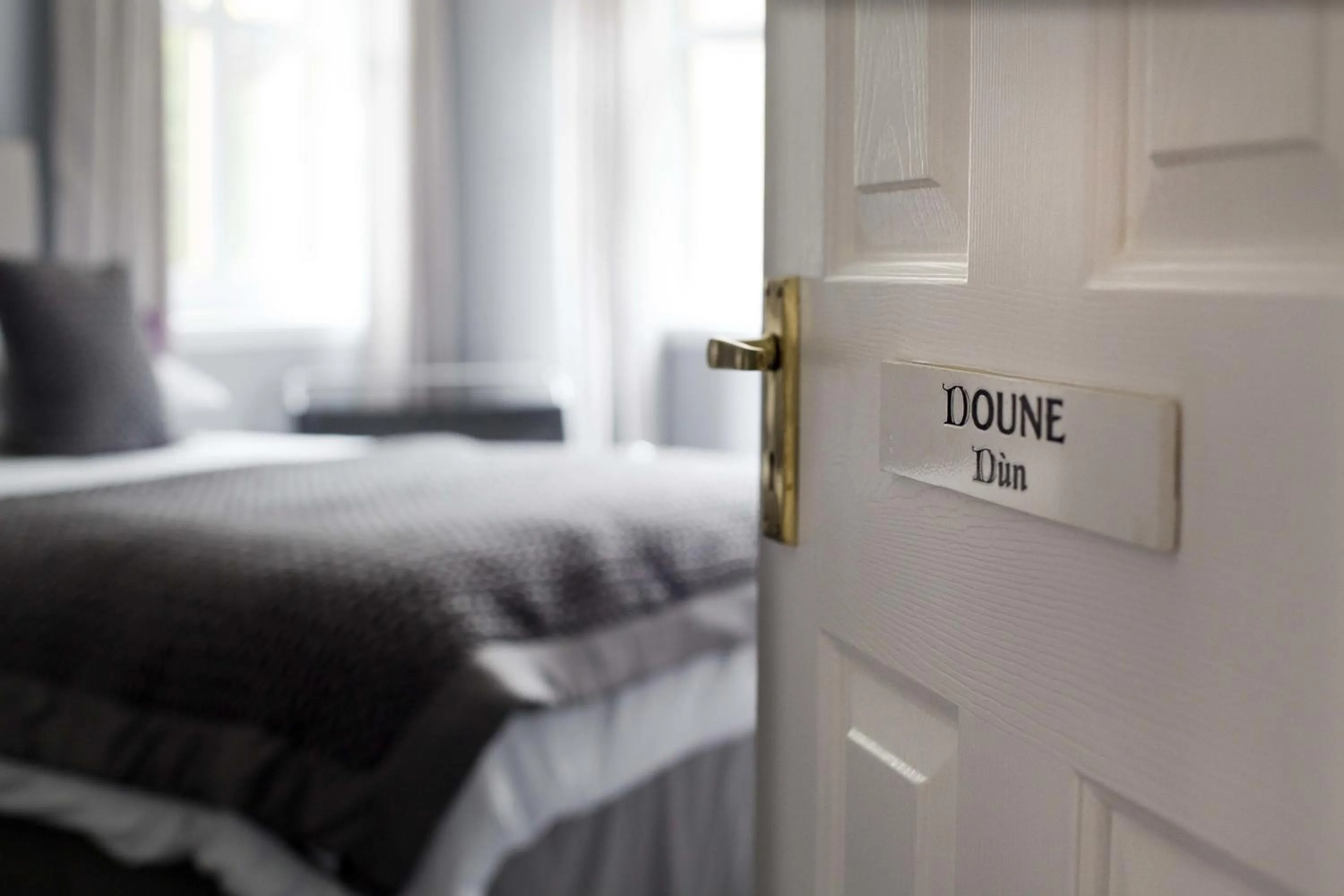 Decorative detail, Bed in The Corries B&B