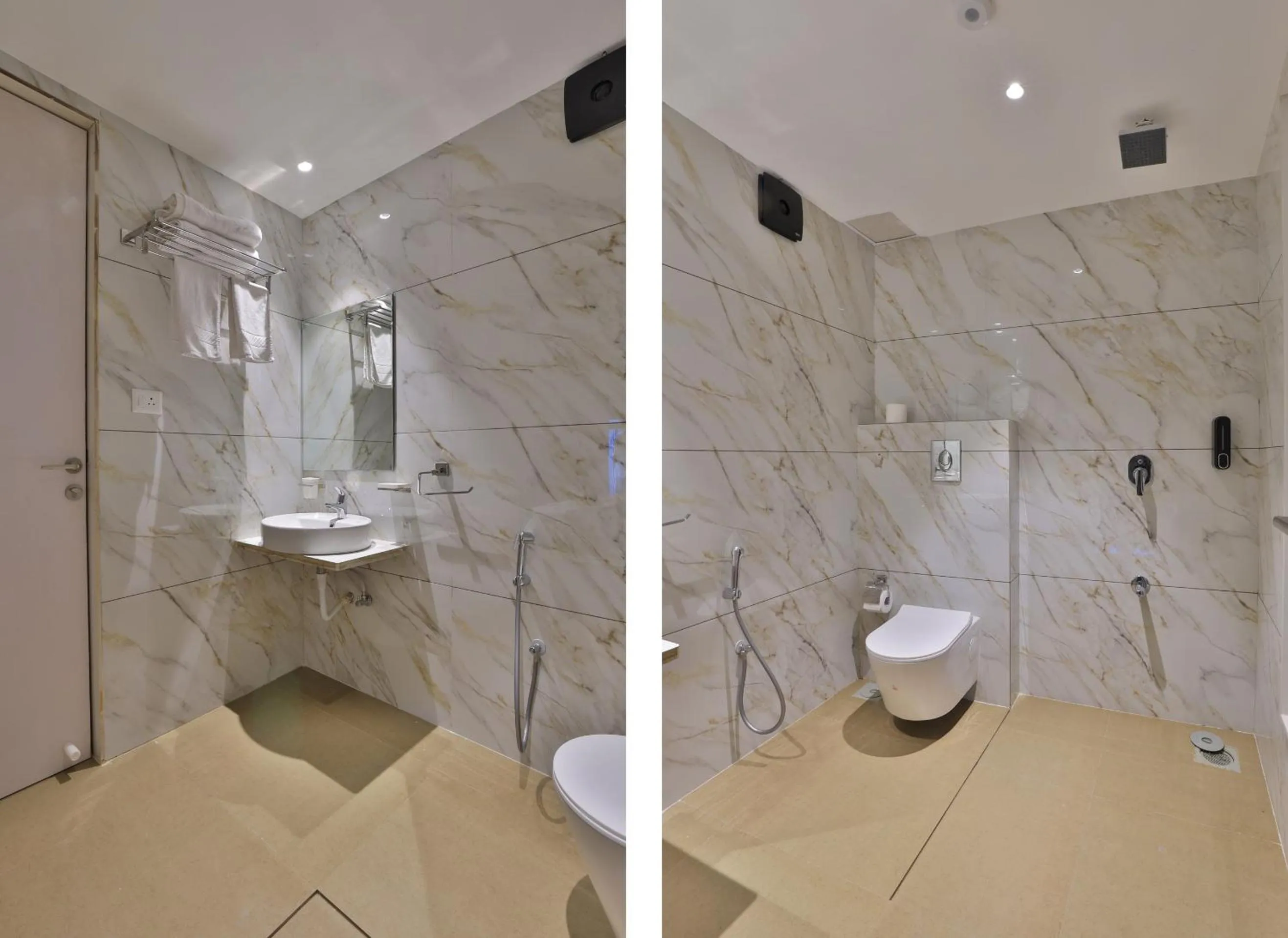 Shower in Hotel Bawa Inn