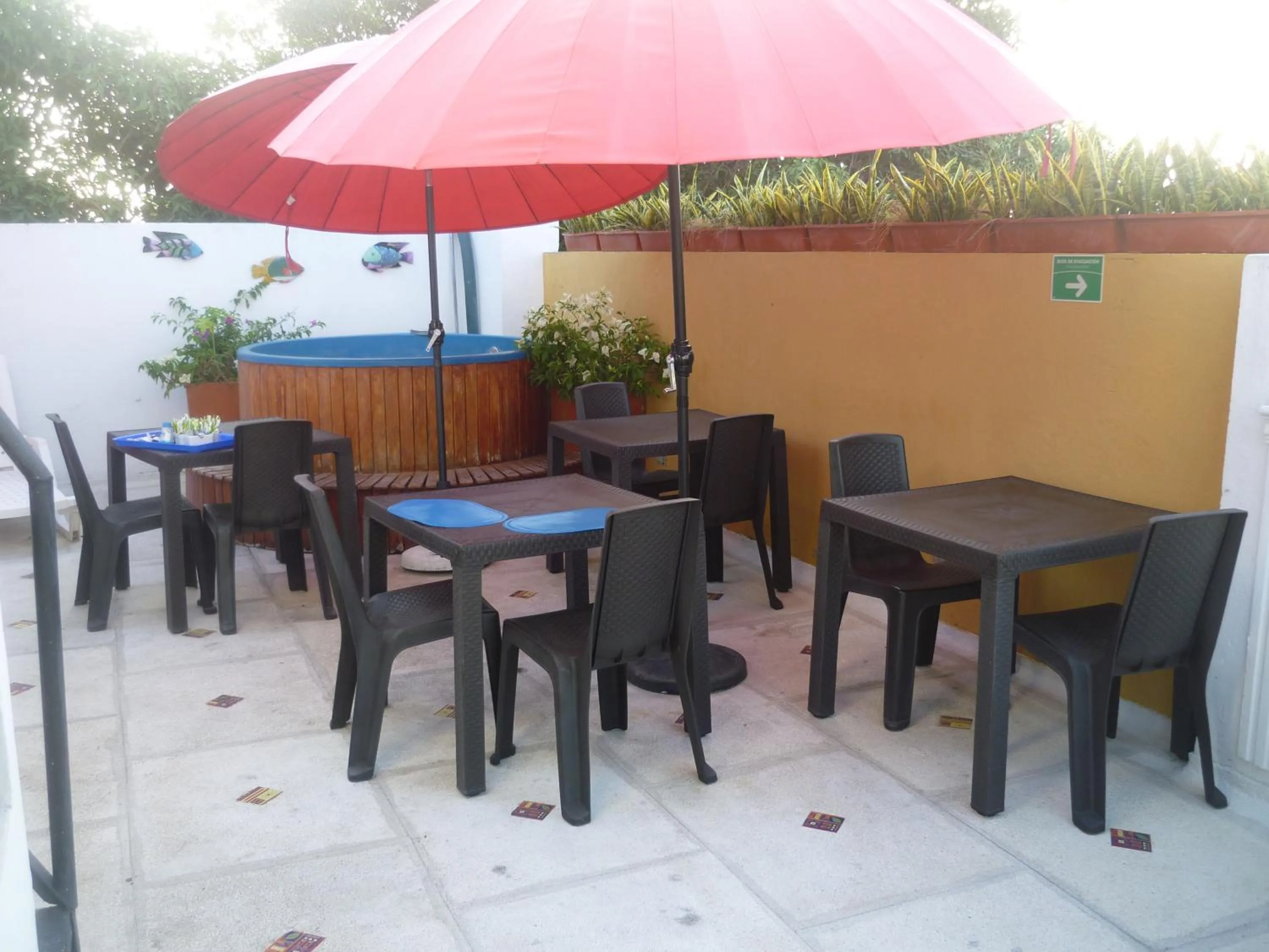 Patio in Zana Hotel Boutique