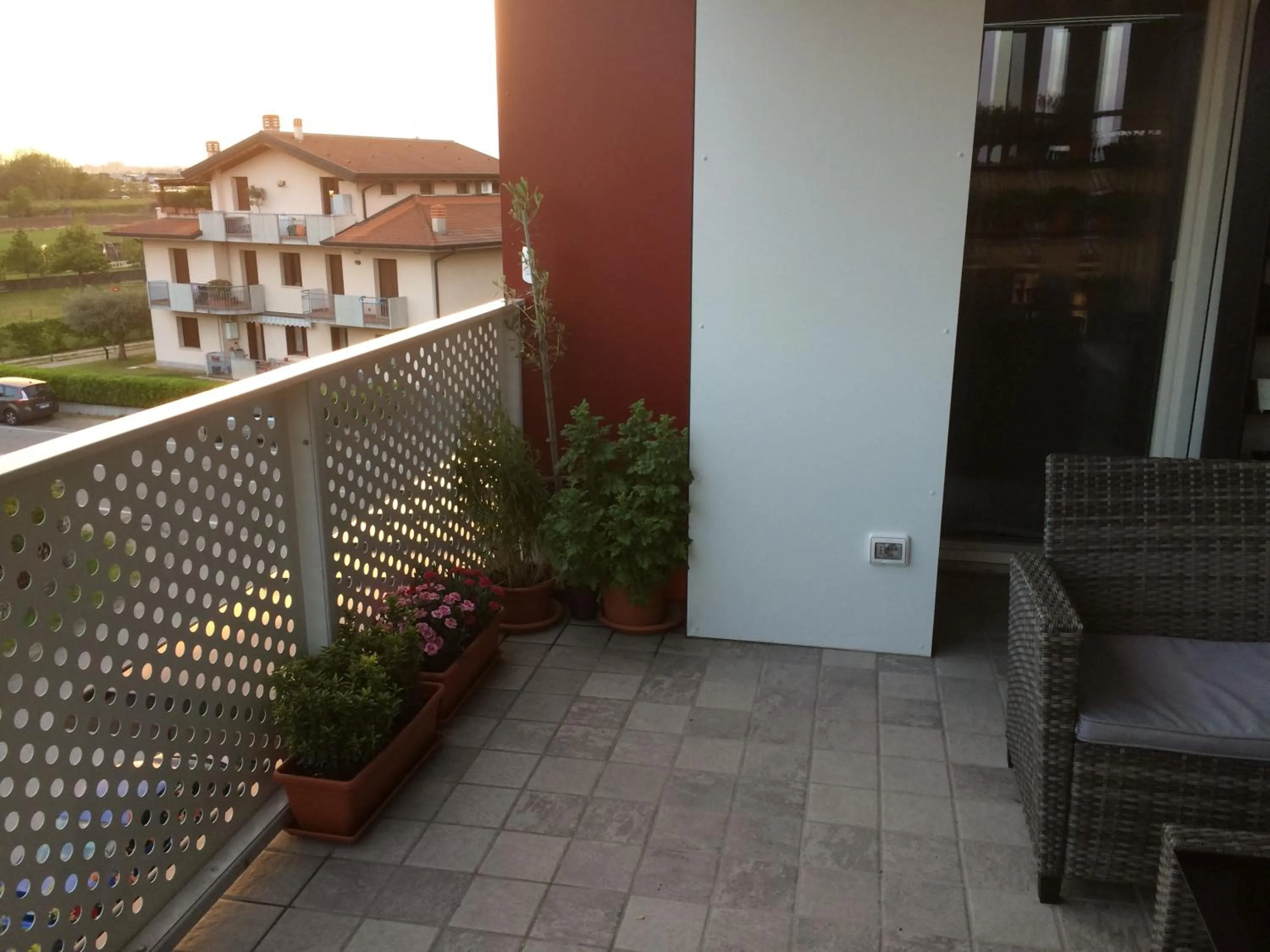 Balcony/Terrace in Ai Santi B&B