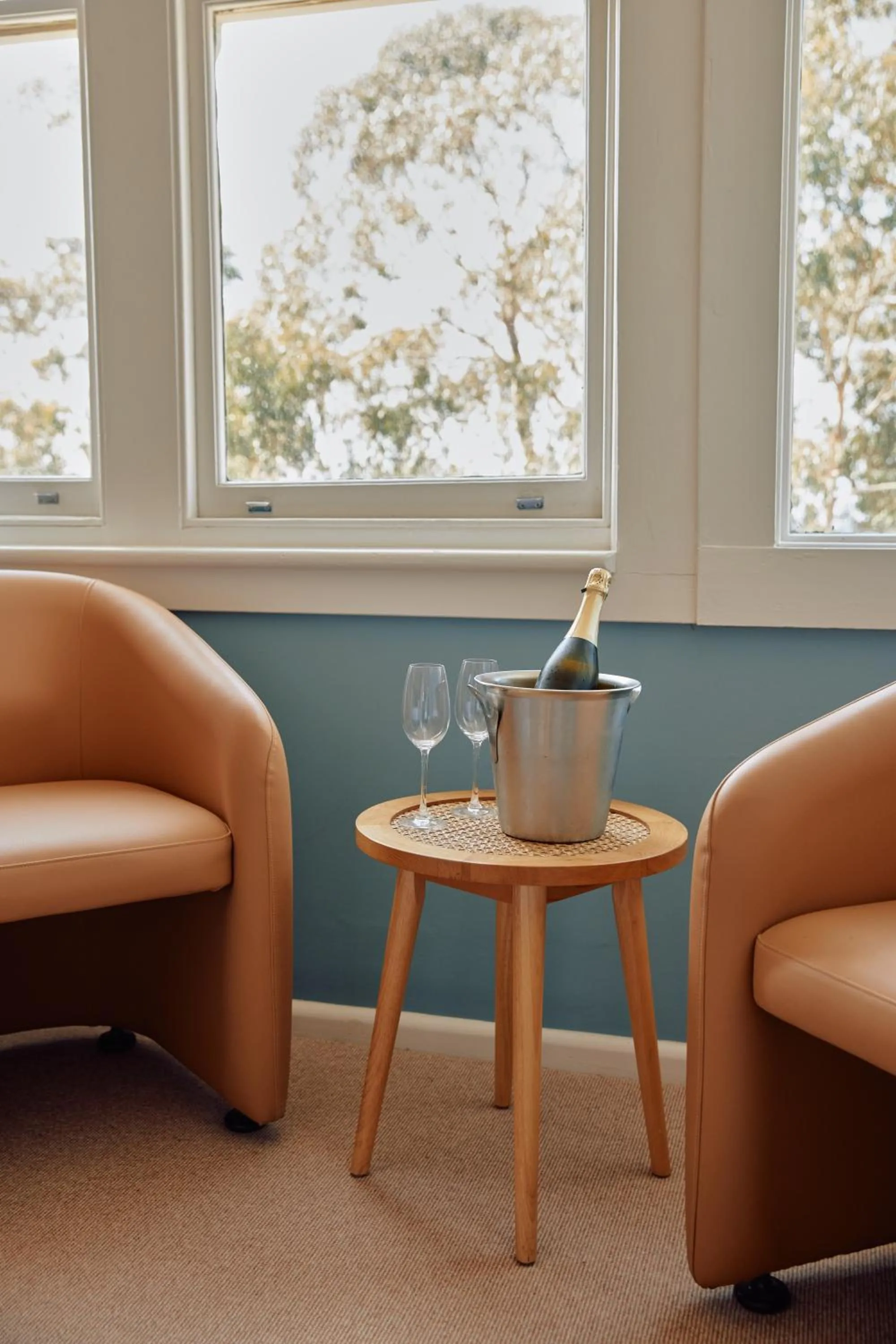 Seating area in Lorne Hotel