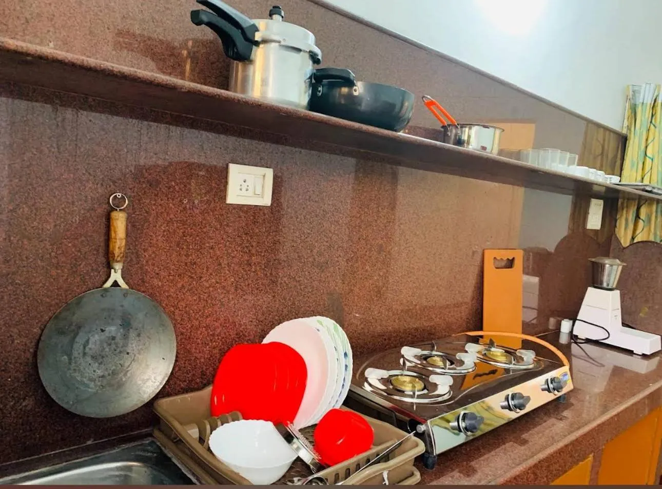 Kitchen or kitchenette in The Bodhi Tree Resort