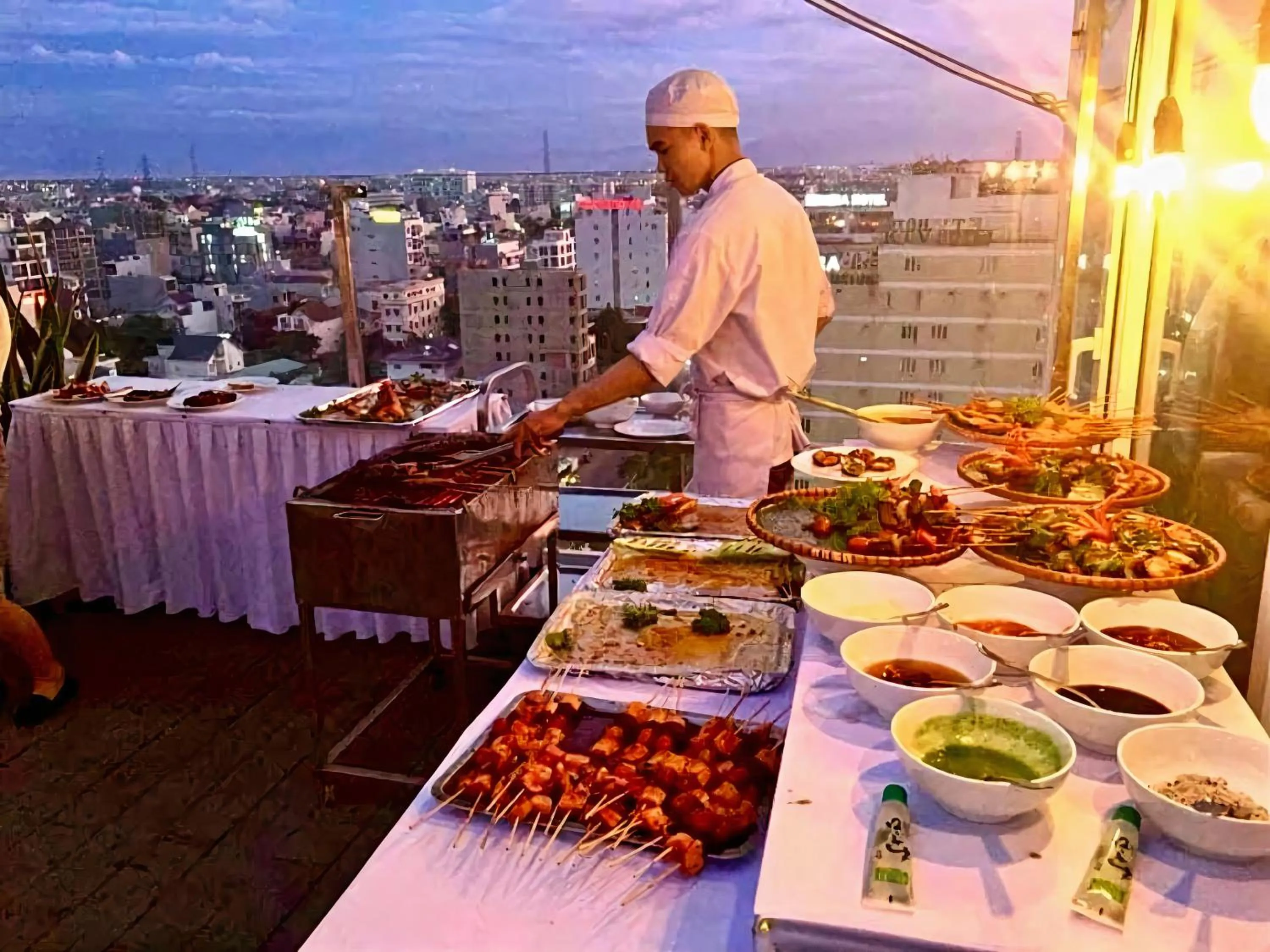 BBQ facilities in Sea Phoenix Hotel Da Nang