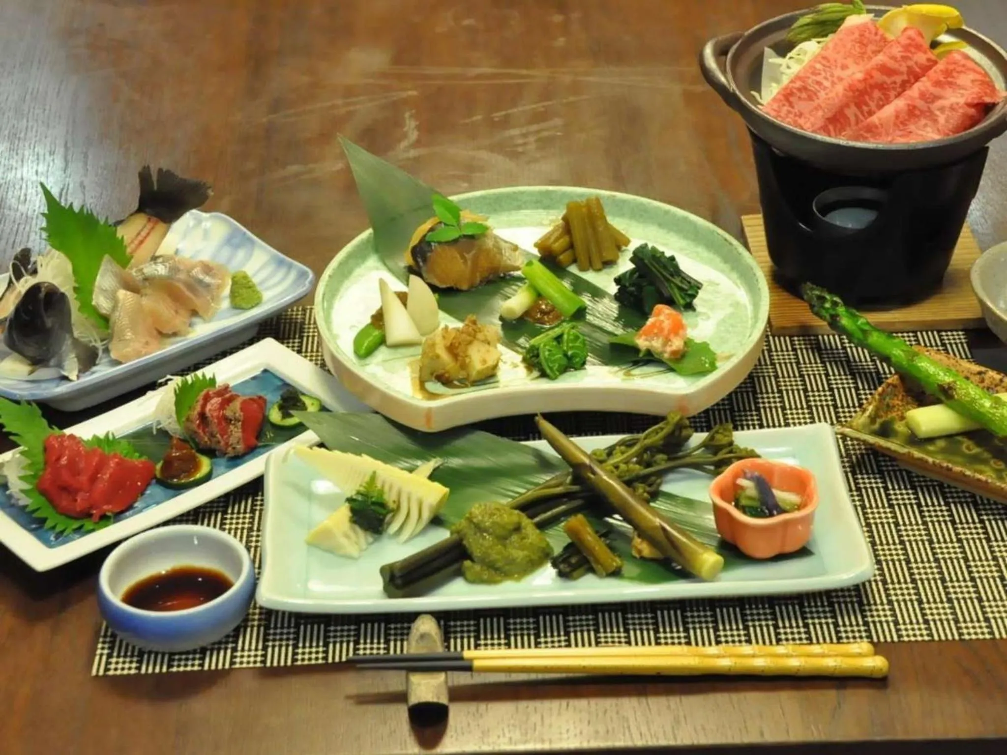 Meals in Harumiya Ryokan