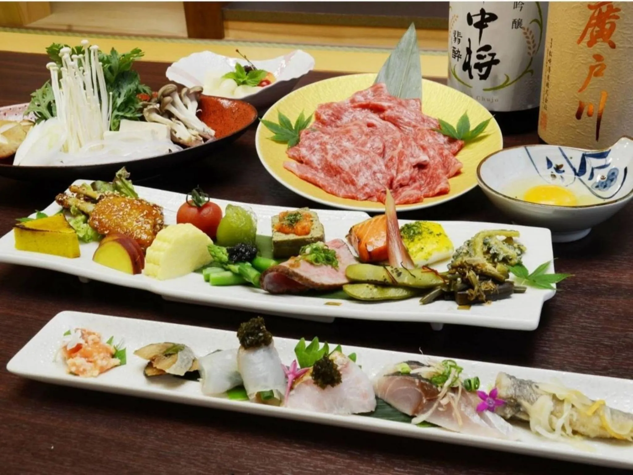 Meals in Harumiya Ryokan