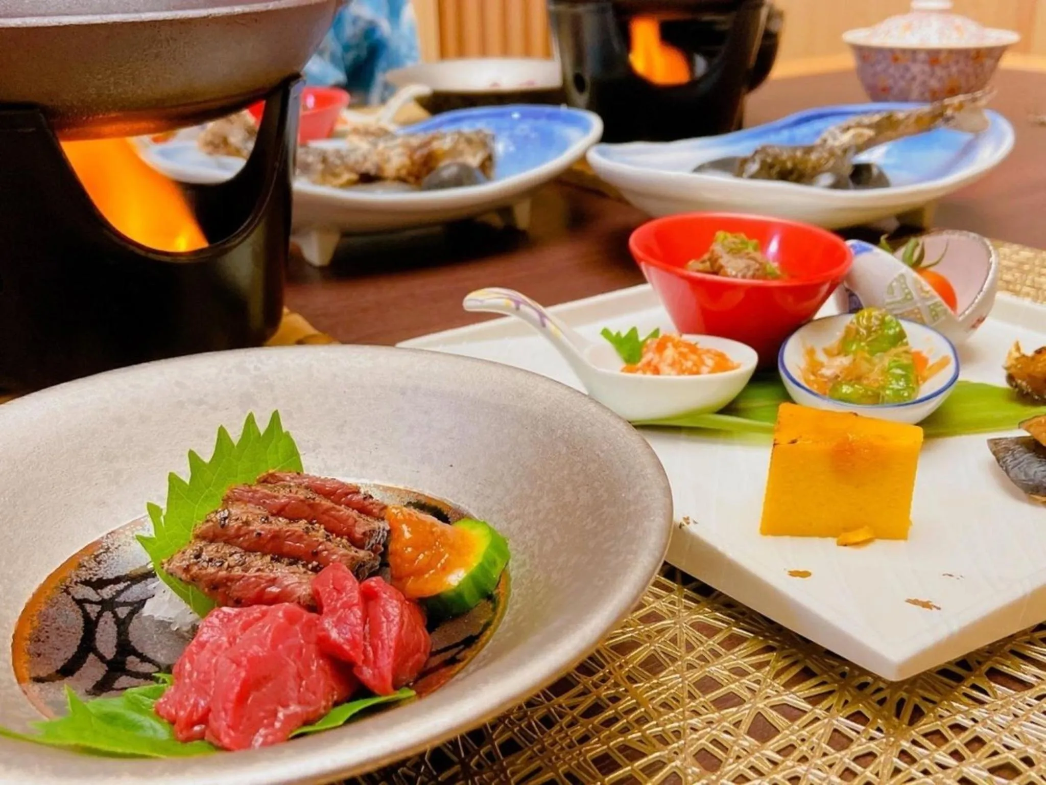 Meals in Harumiya Ryokan