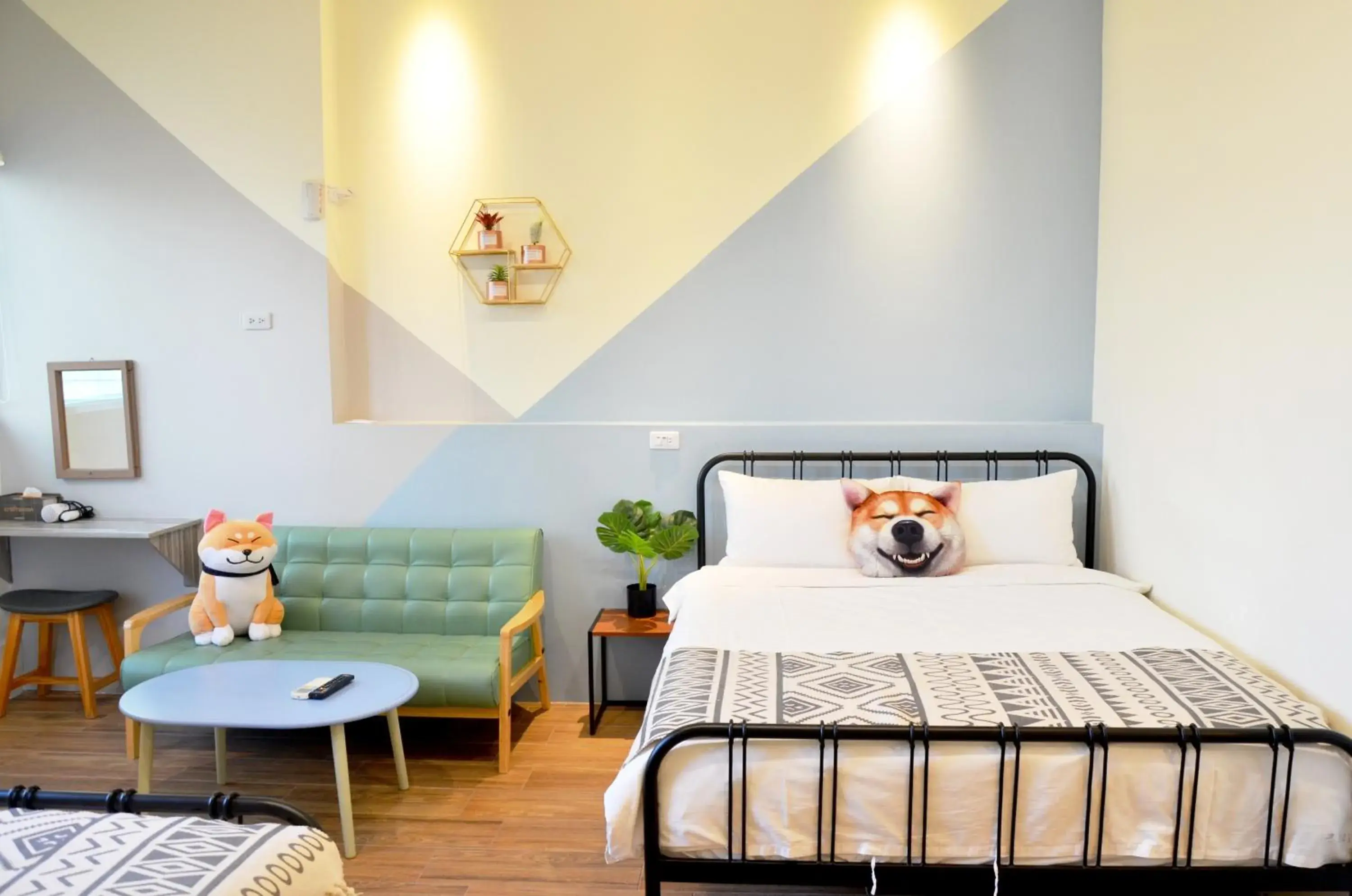 Deluxe Double Room with Balcony in Piau Po 21 Inn Deluxe Double Room with Balcony in Piau Po 21 Inn