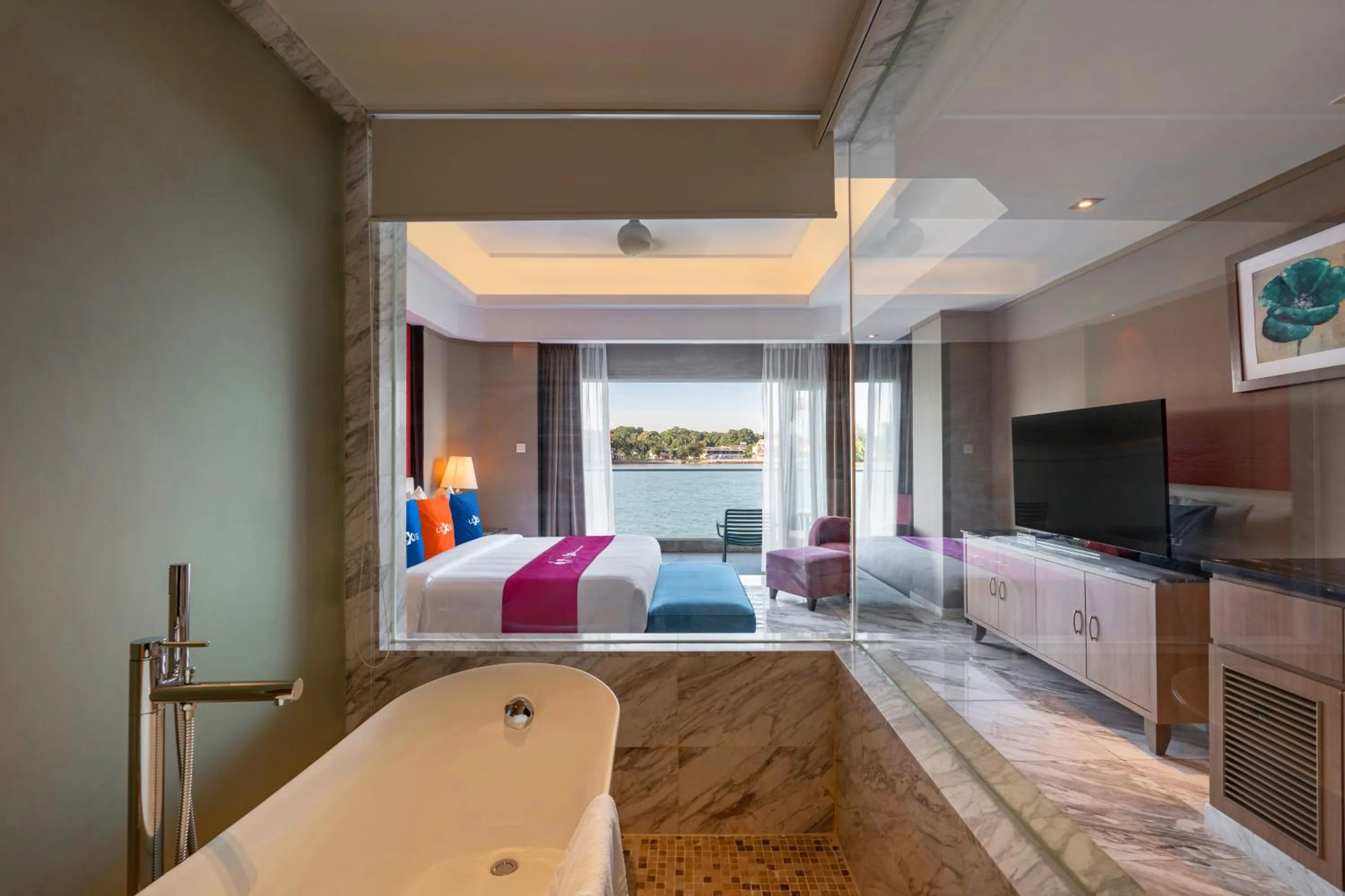 Bed in Lexis Hibiscus Port Dickson