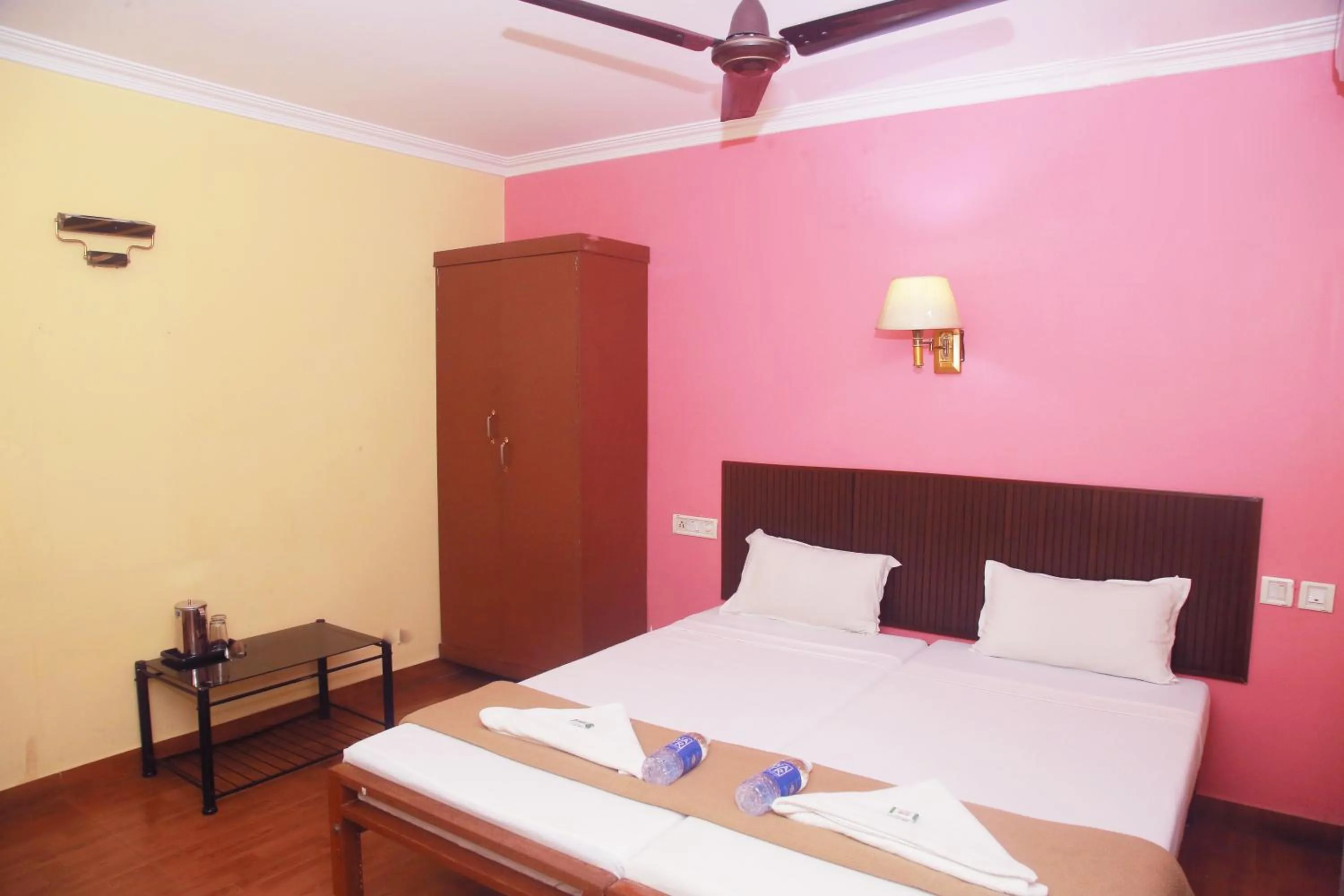 Bed in Hotel Srinivas