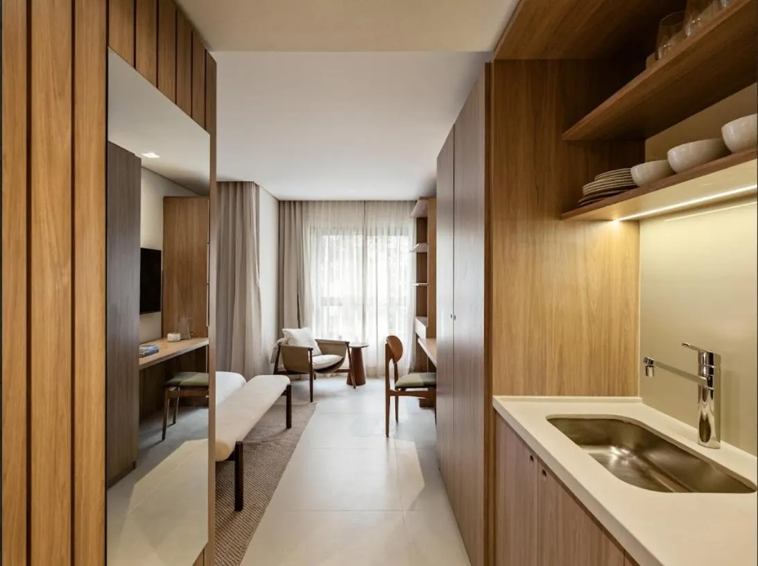 Kitchen or kitchenette in Aloe Vila Nova Conceição