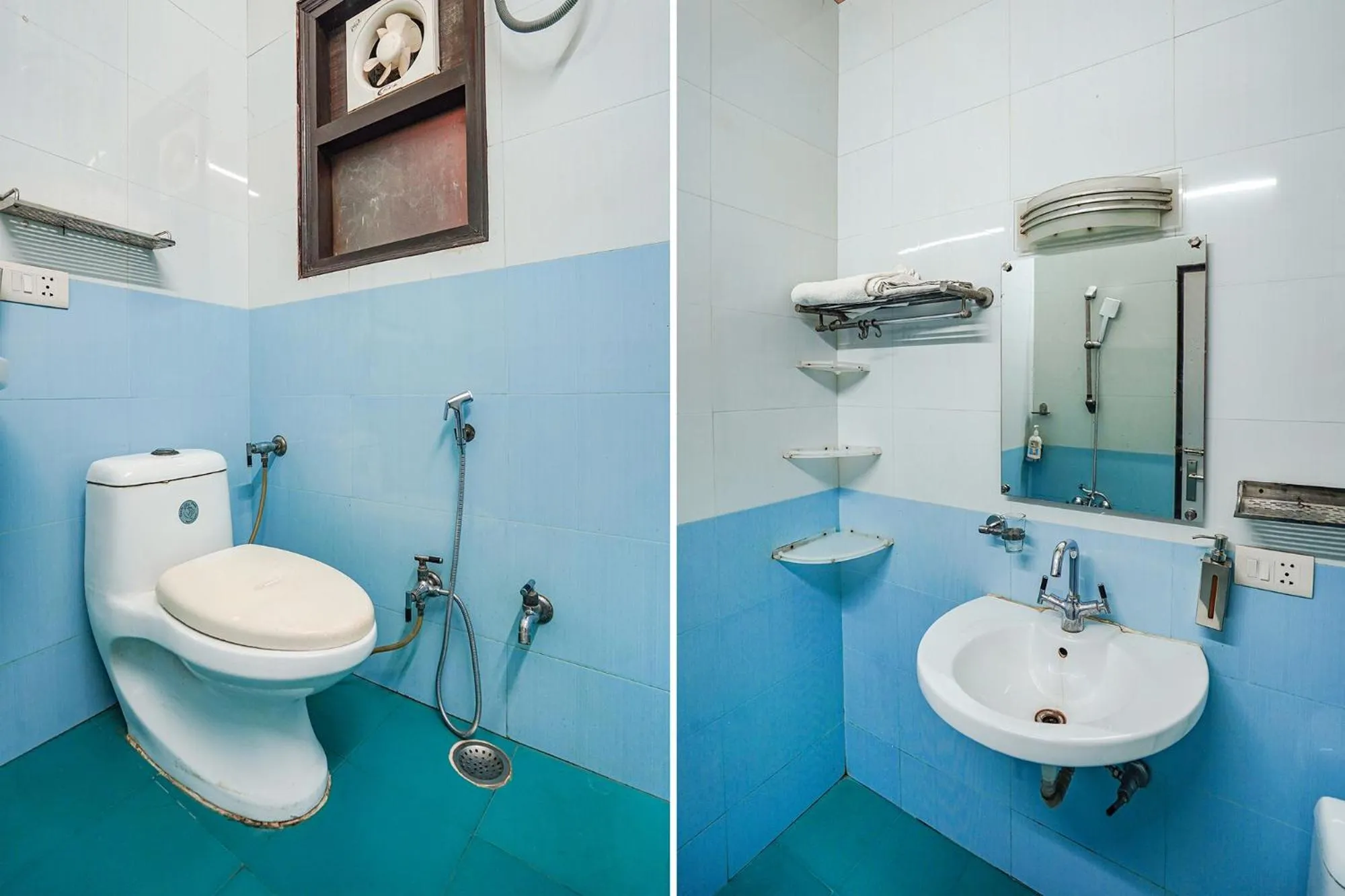 Bathroom in FabHotel Rivlet Premium - Nr Jama Masjid and Red Fort