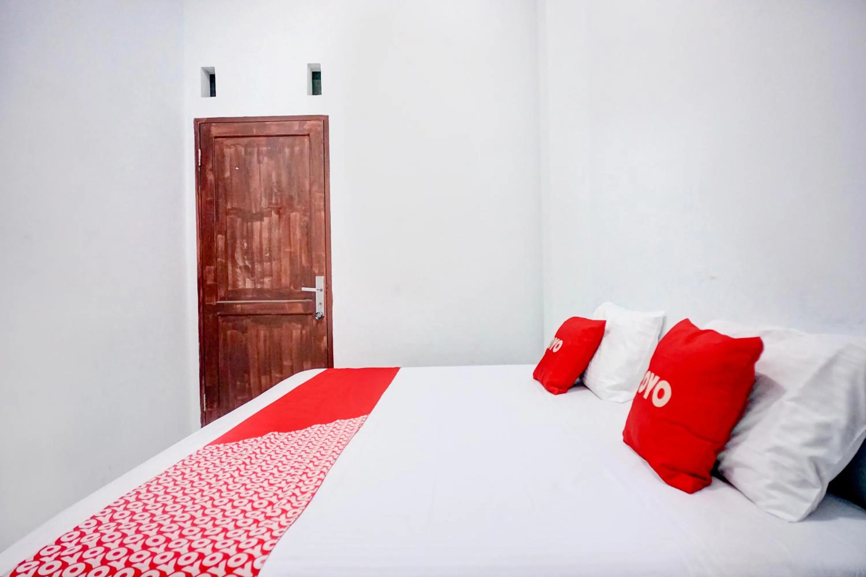 Bed in Hotel O Medan Timur Near Rsu Madani