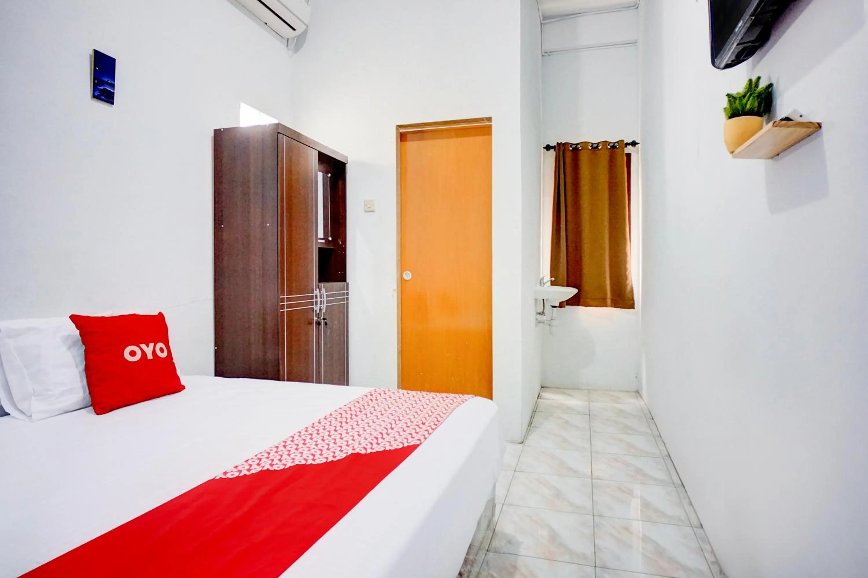 Bed in Hotel O Medan Timur Near Rsu Madani