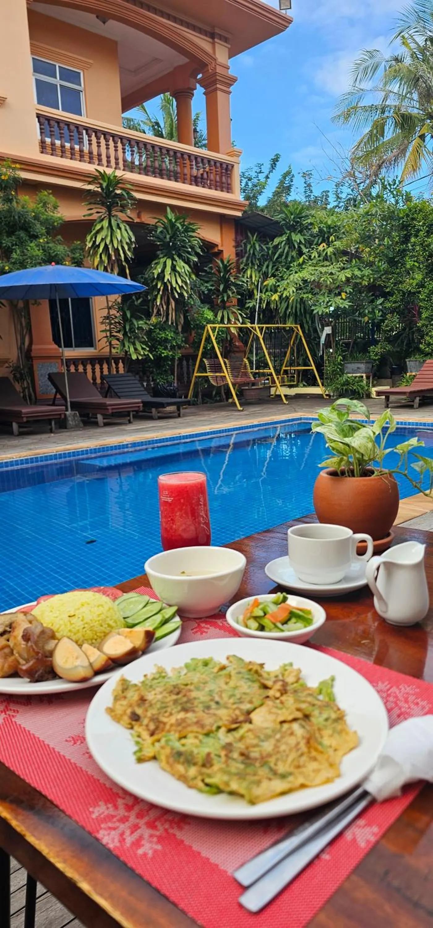 Breakfast in Twin Villa Siem Reap