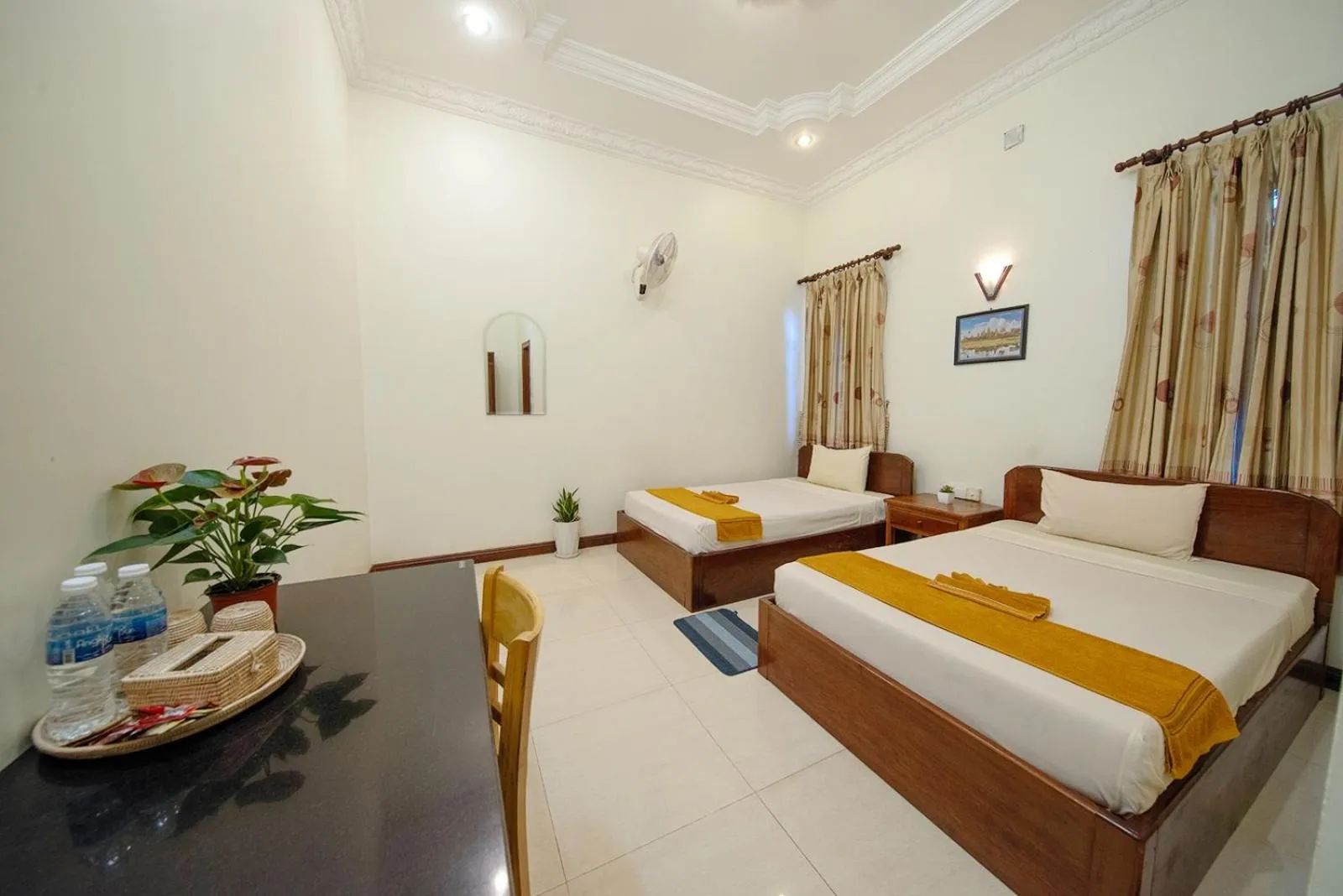 Bed in Twin Villa Siem Reap