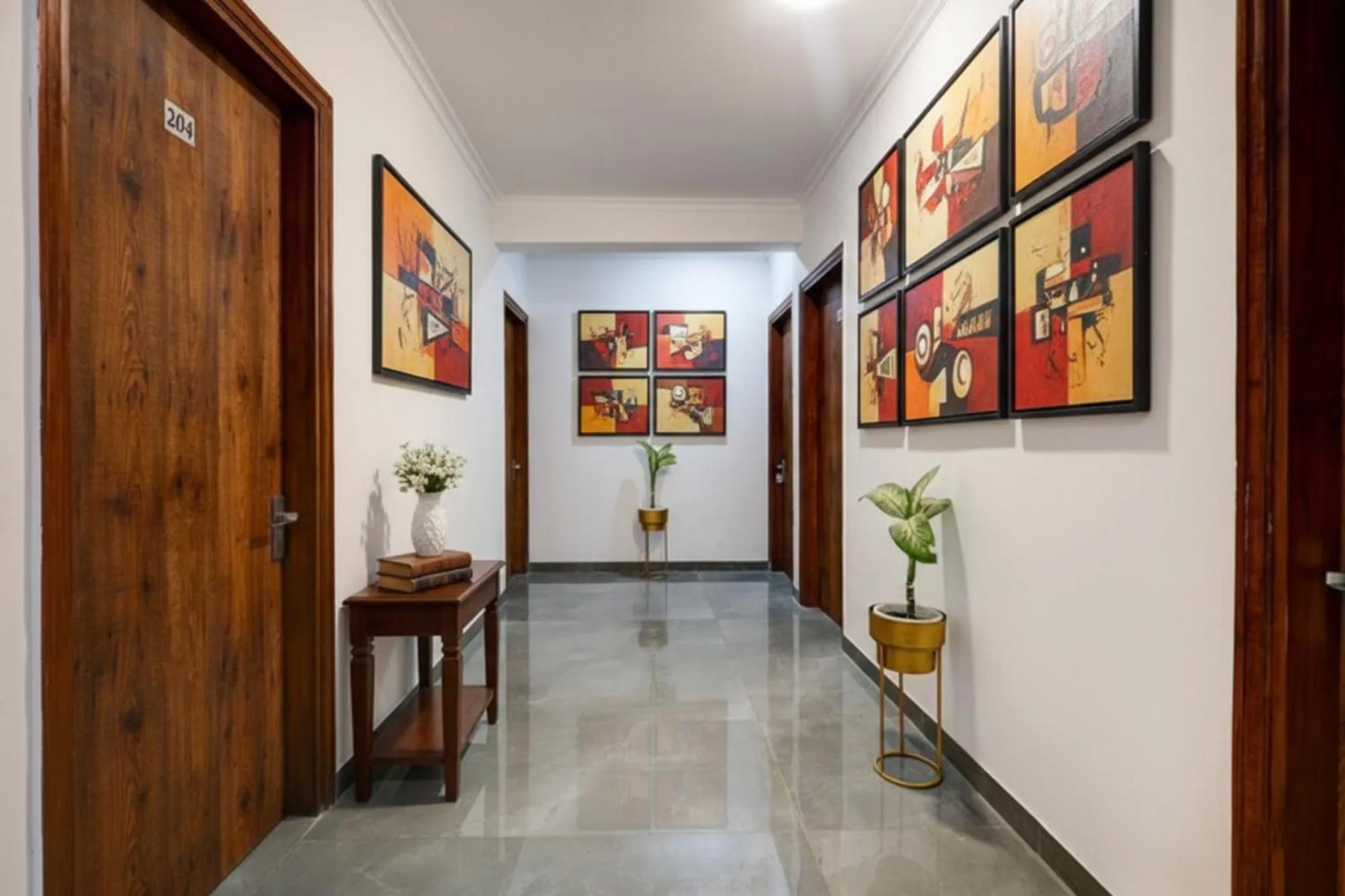 Lobby or reception in FabHotel La Corporate Suite