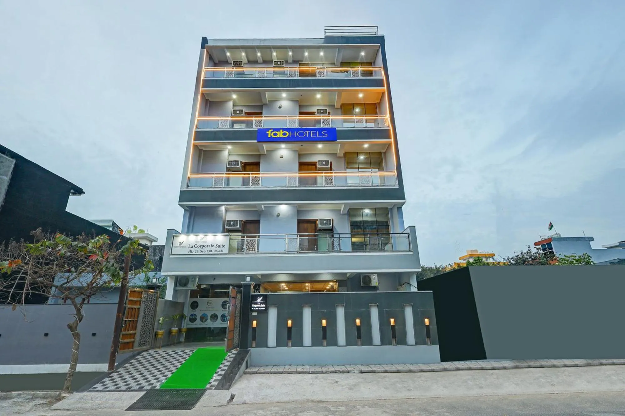 Property building in FabHotel La Corporate Suite