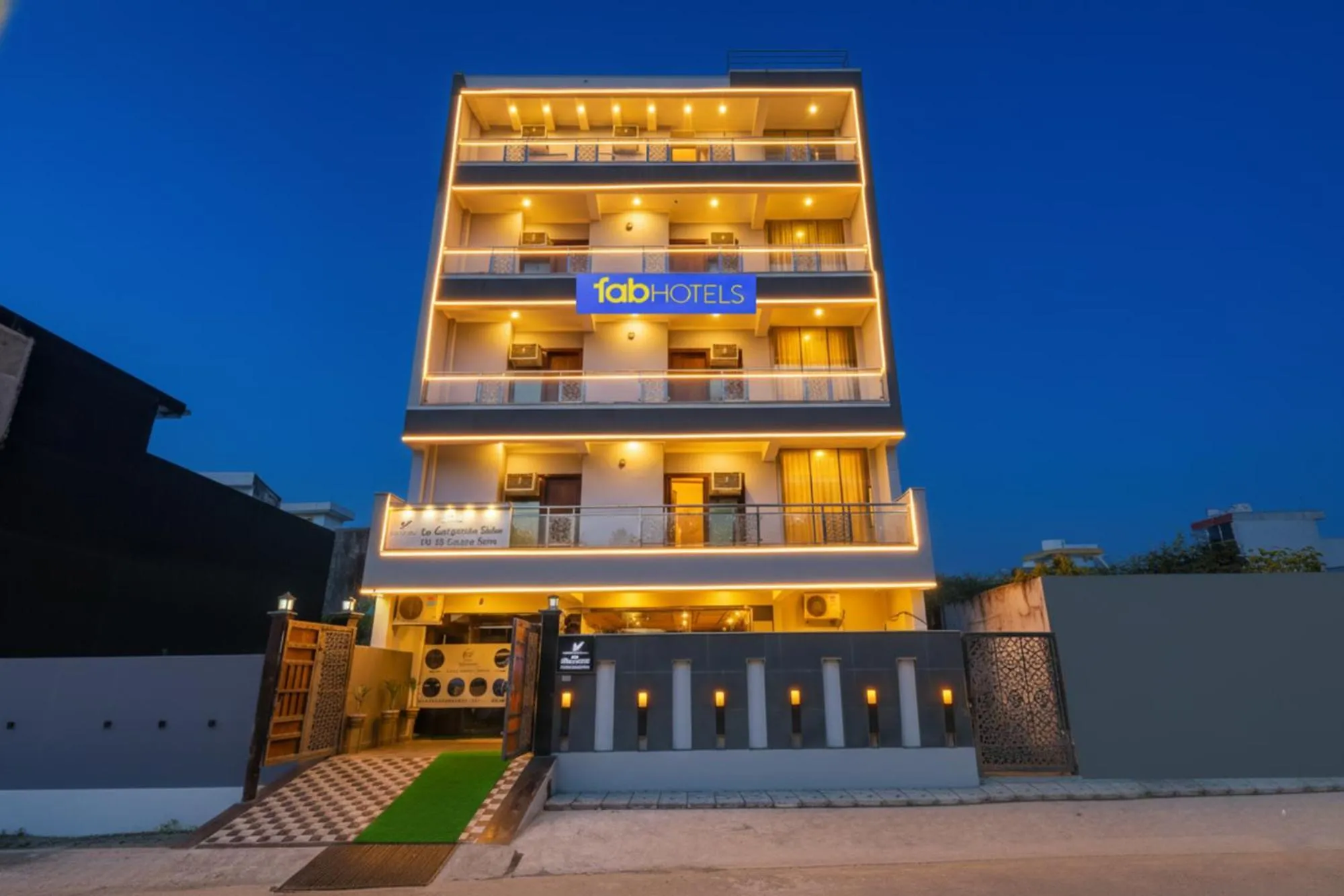 Property building in FabHotel La Corporate Suite