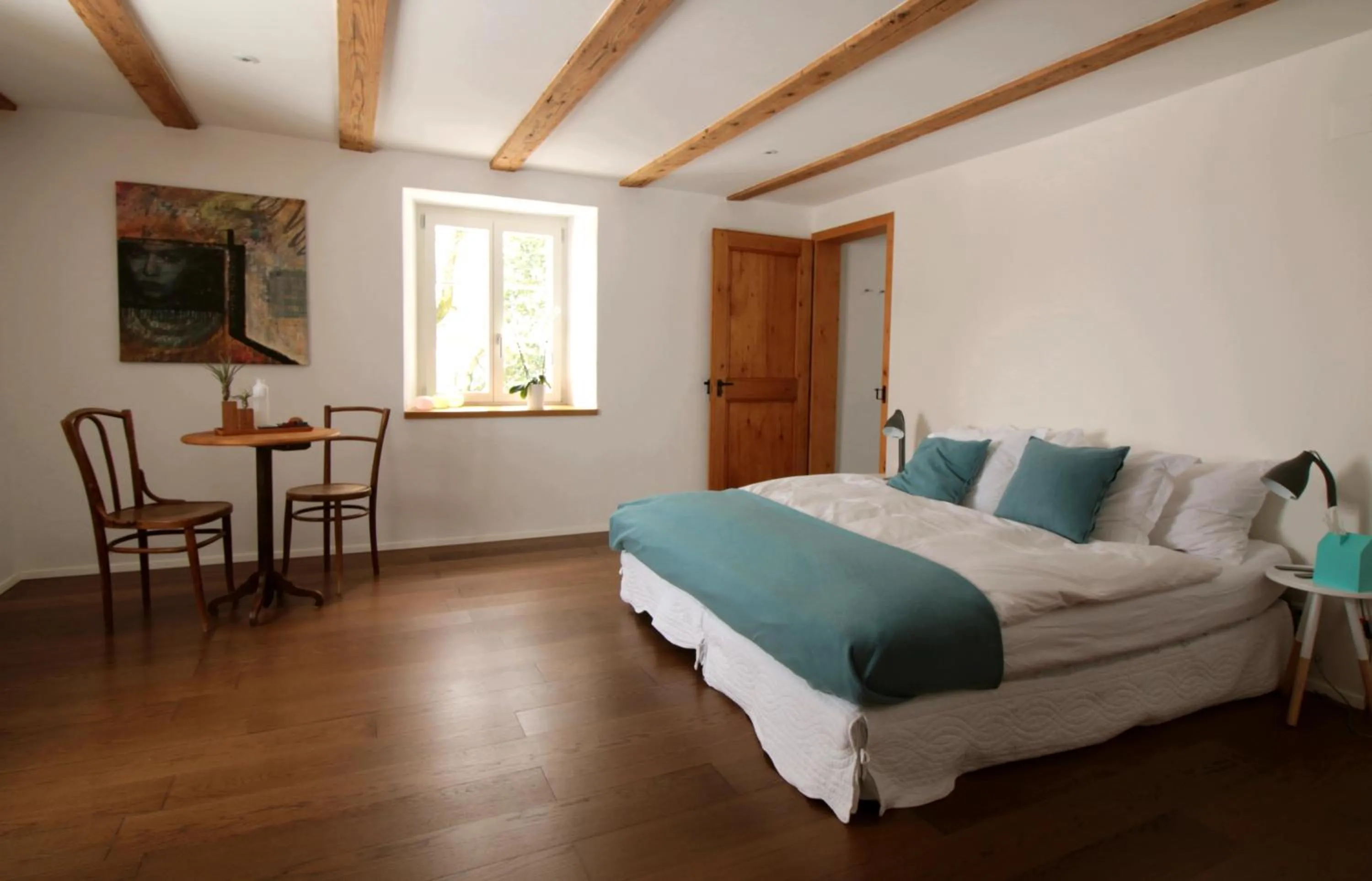 Bedroom, Bed in La Ferme de la Praz - Rooms with a View