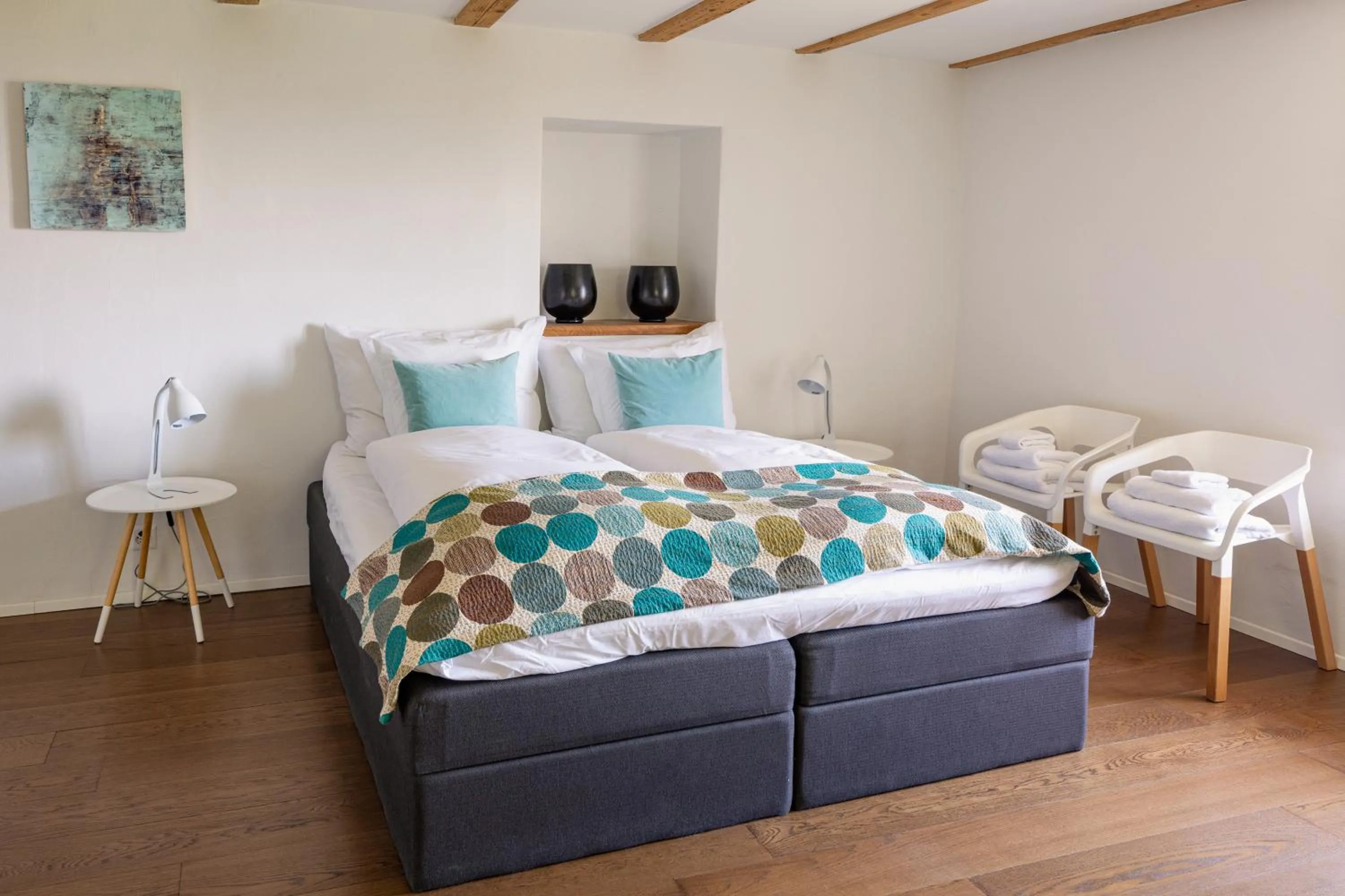 Bed in La Ferme de la Praz - Rooms with a View