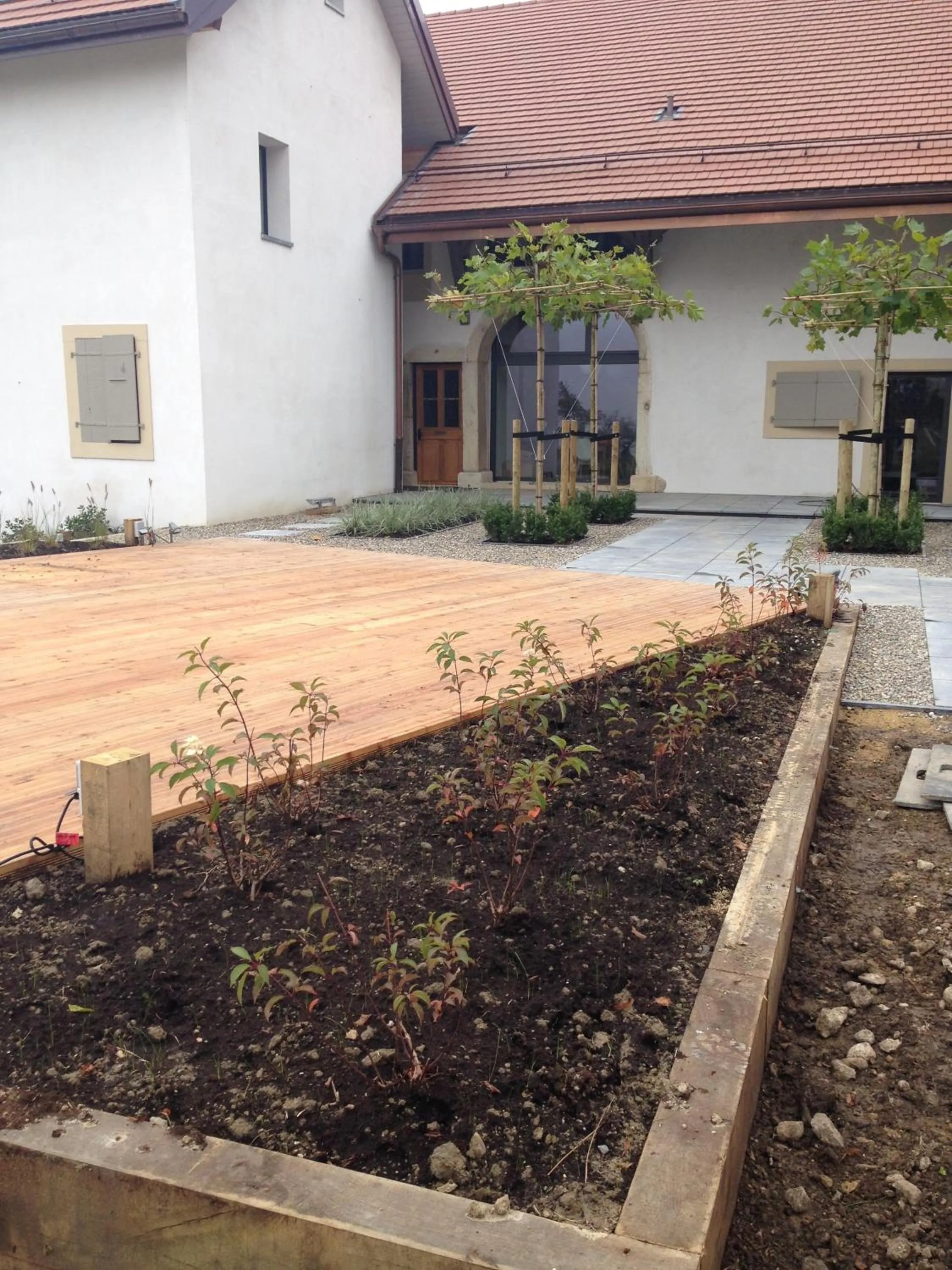 Balcony/Terrace in La Ferme de la Praz - Rooms with a View