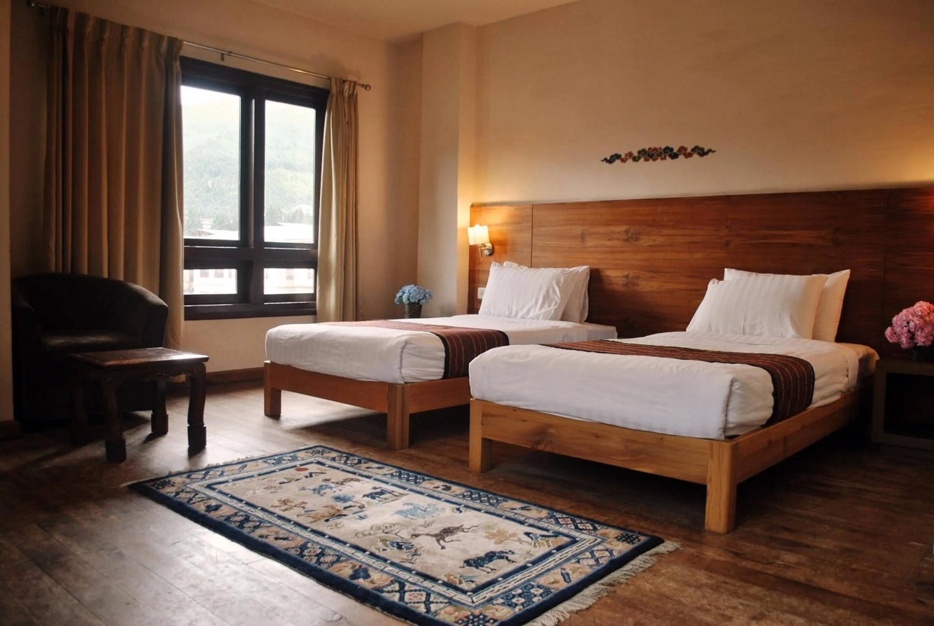 Bed in Gakyil Thimphu