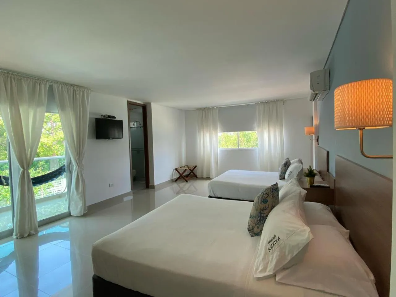 Bed in Hotel Soleira